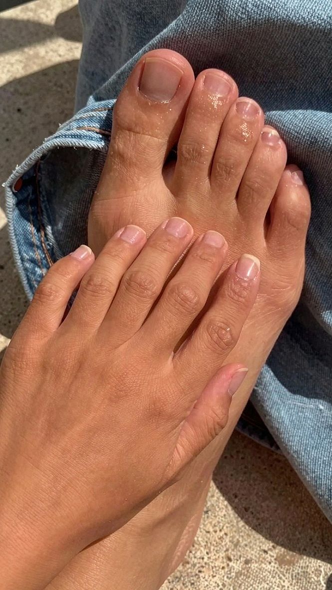 Adding Delicate Glitter Accents to Your Wedding Pedicure