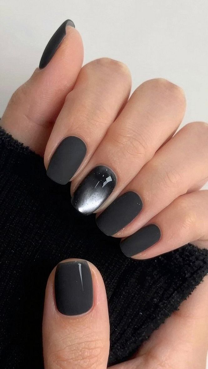 Adding an Ombre Gradient Accent to Deep Orange Nails
