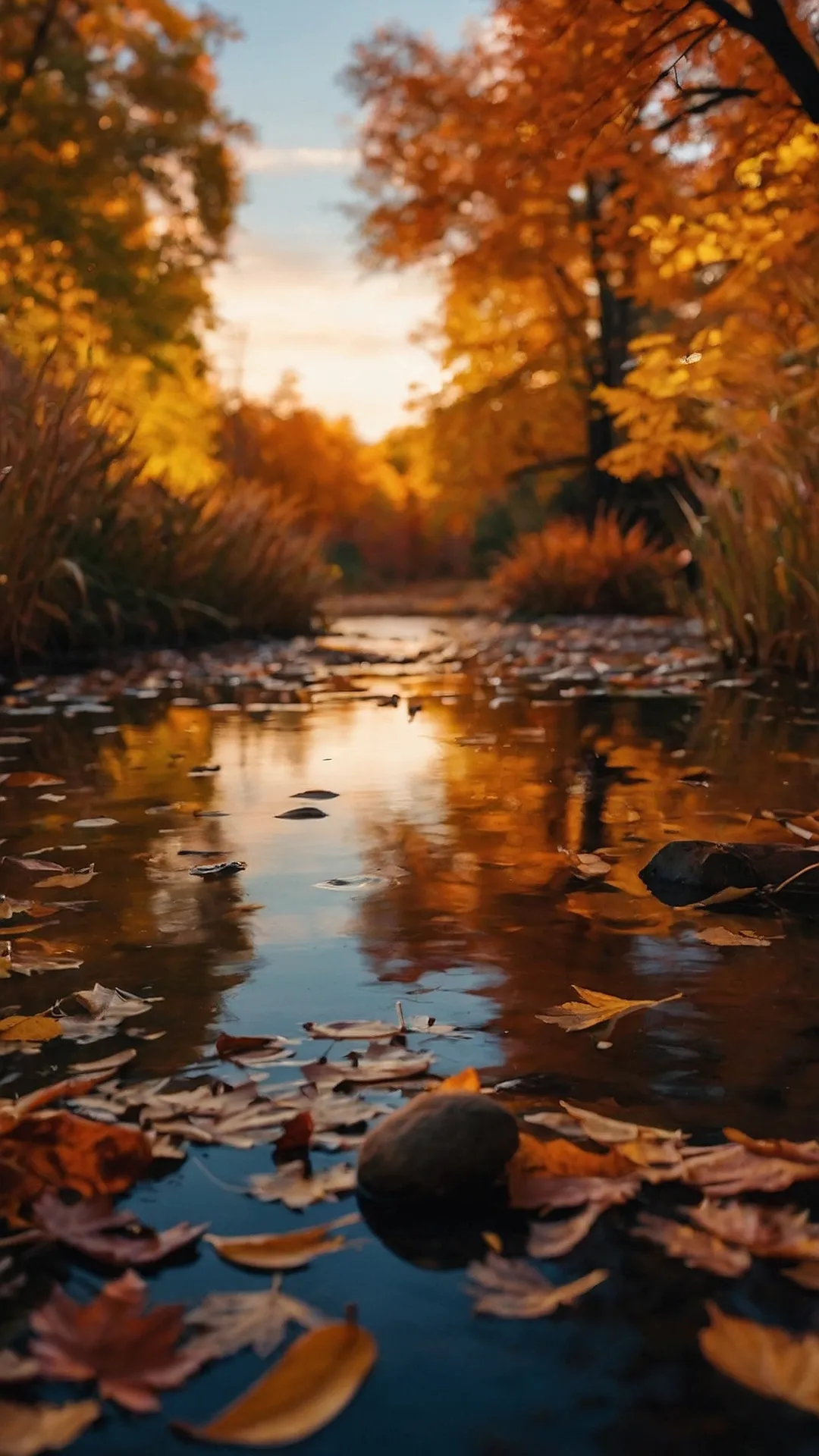 Autumn's Golden Path: