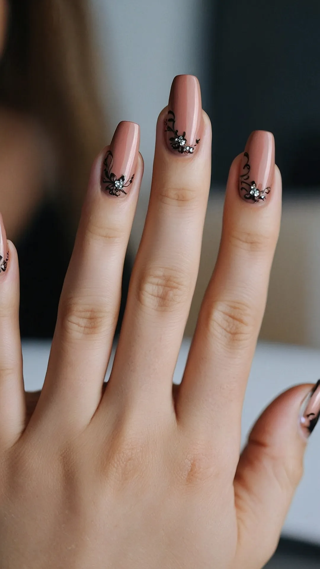 Fall's Love Letter:  Nails That Whisper Romance