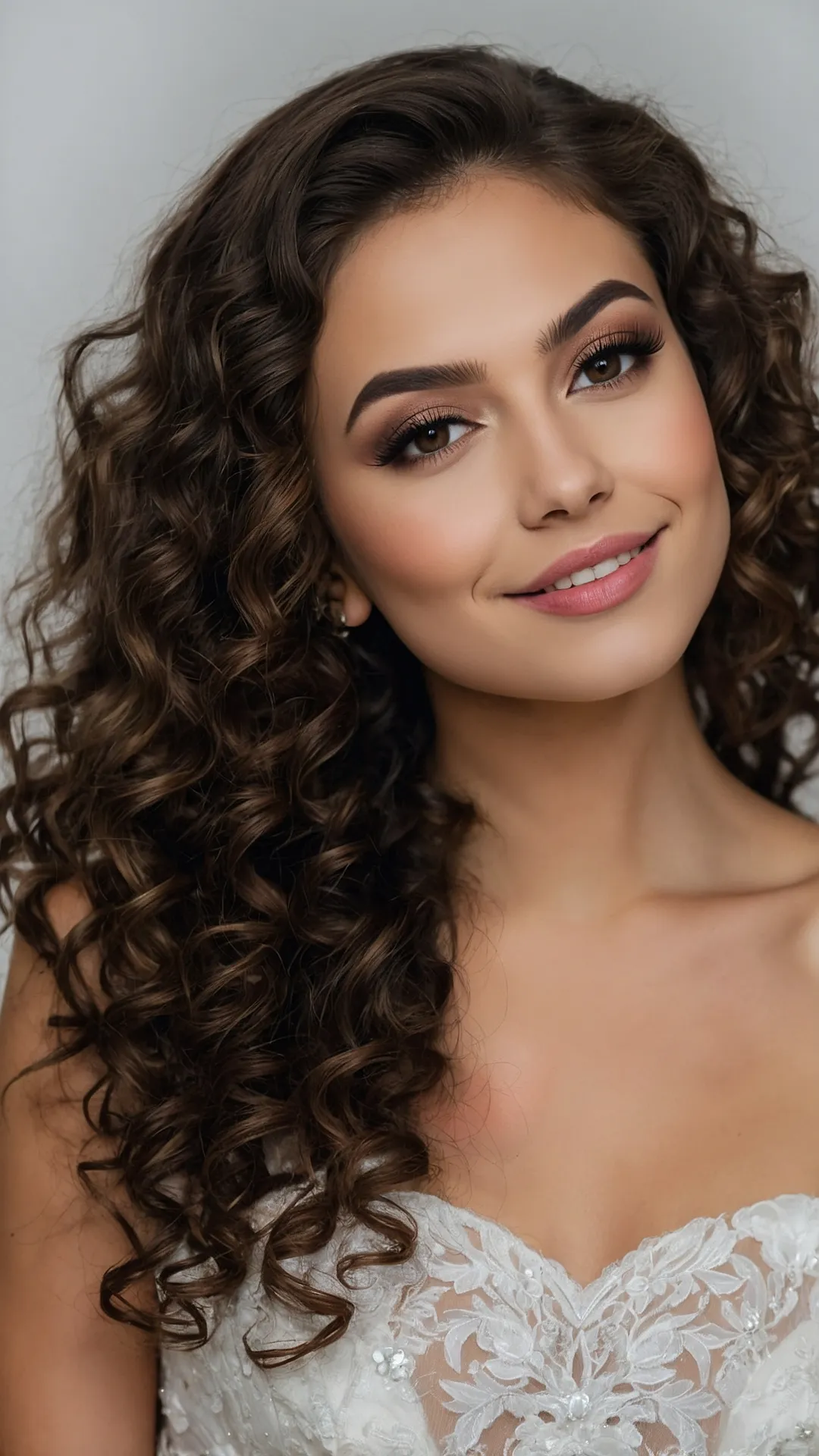 Curl Crowned Bride