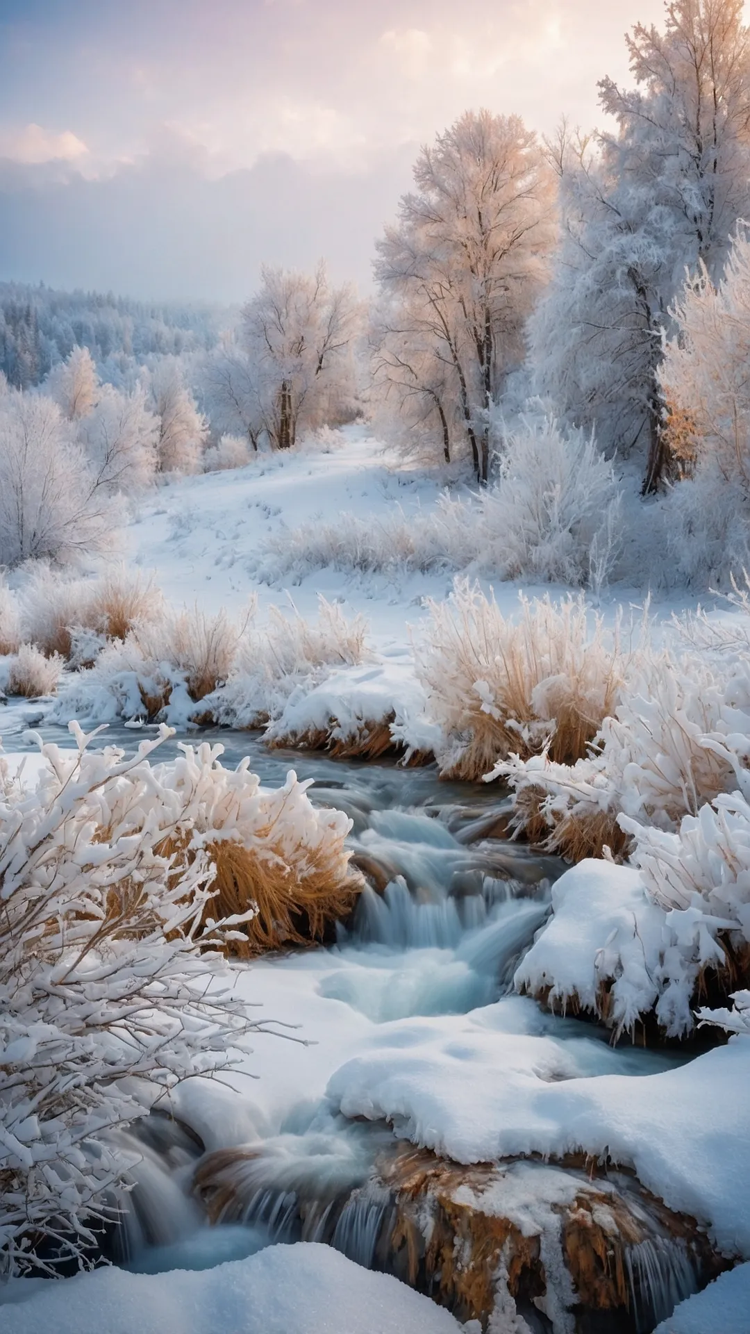 Frosty Digital Canvas