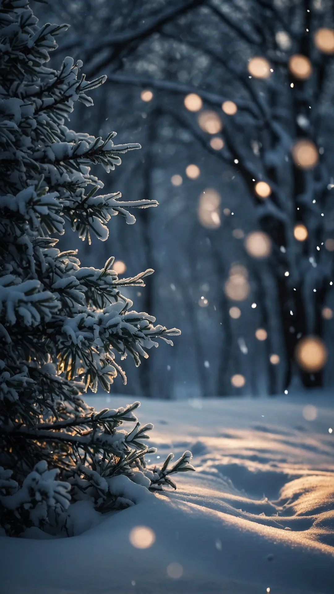 Cabin's Winter Embrace