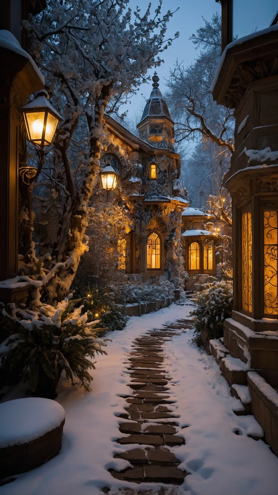 Snowy Sanctuary Serenity