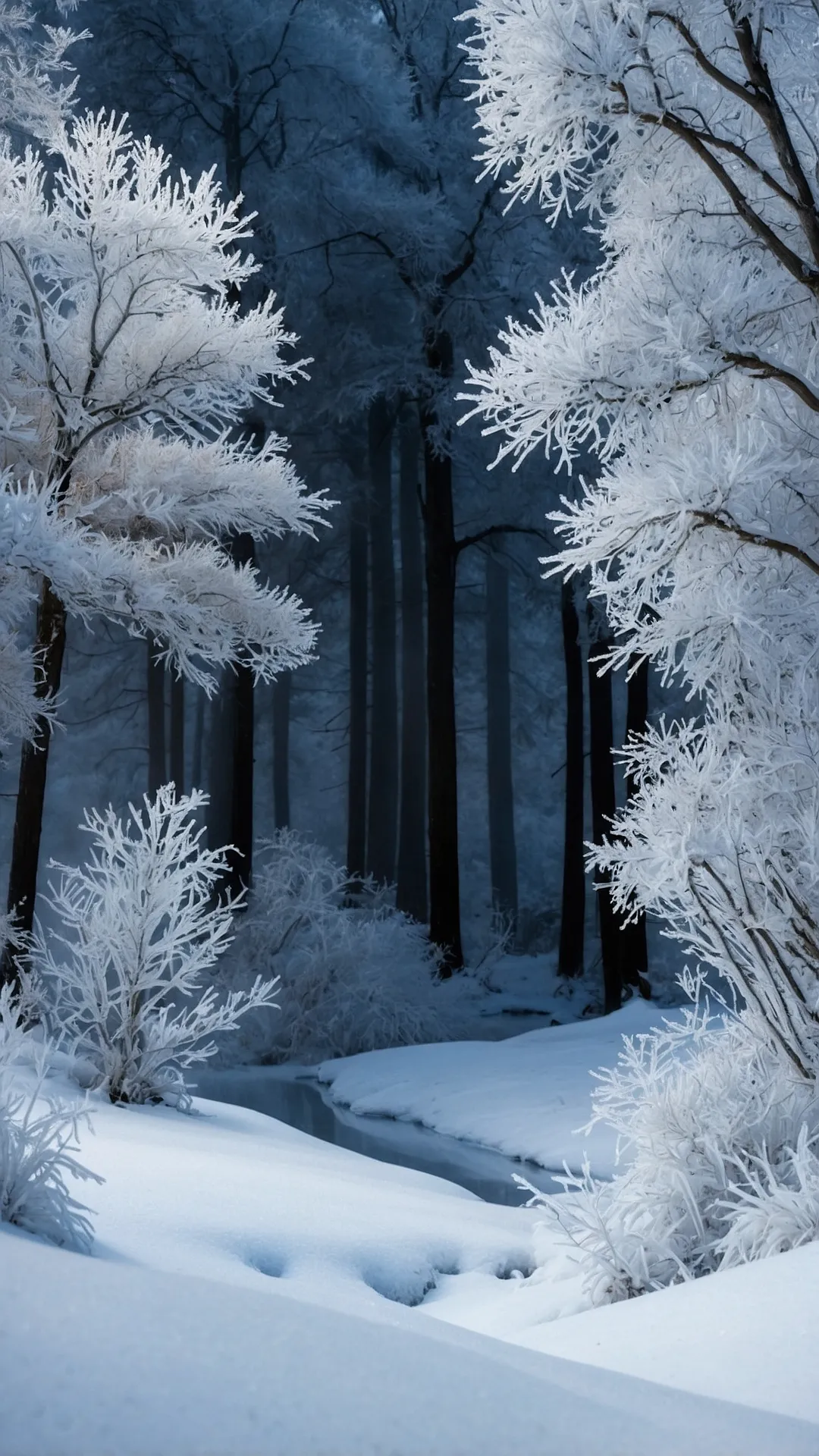 Snow Day Forest
