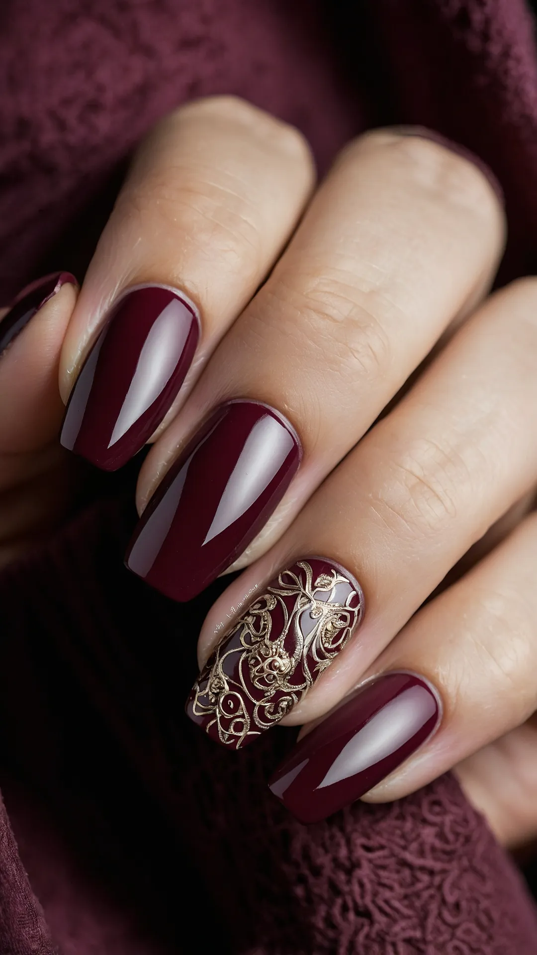 Bold Bordeaux Statement