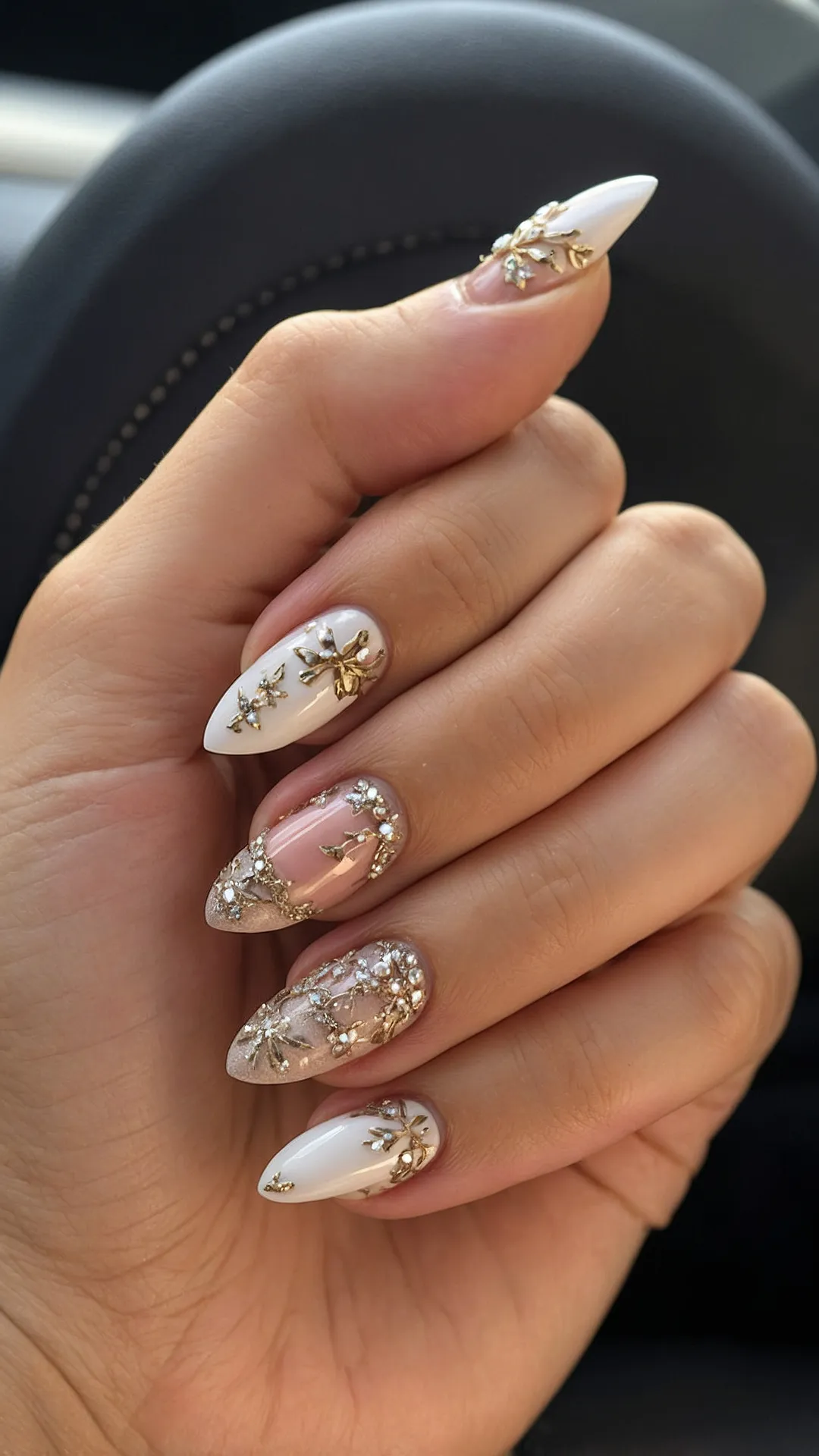 Glimmering Gift Nails