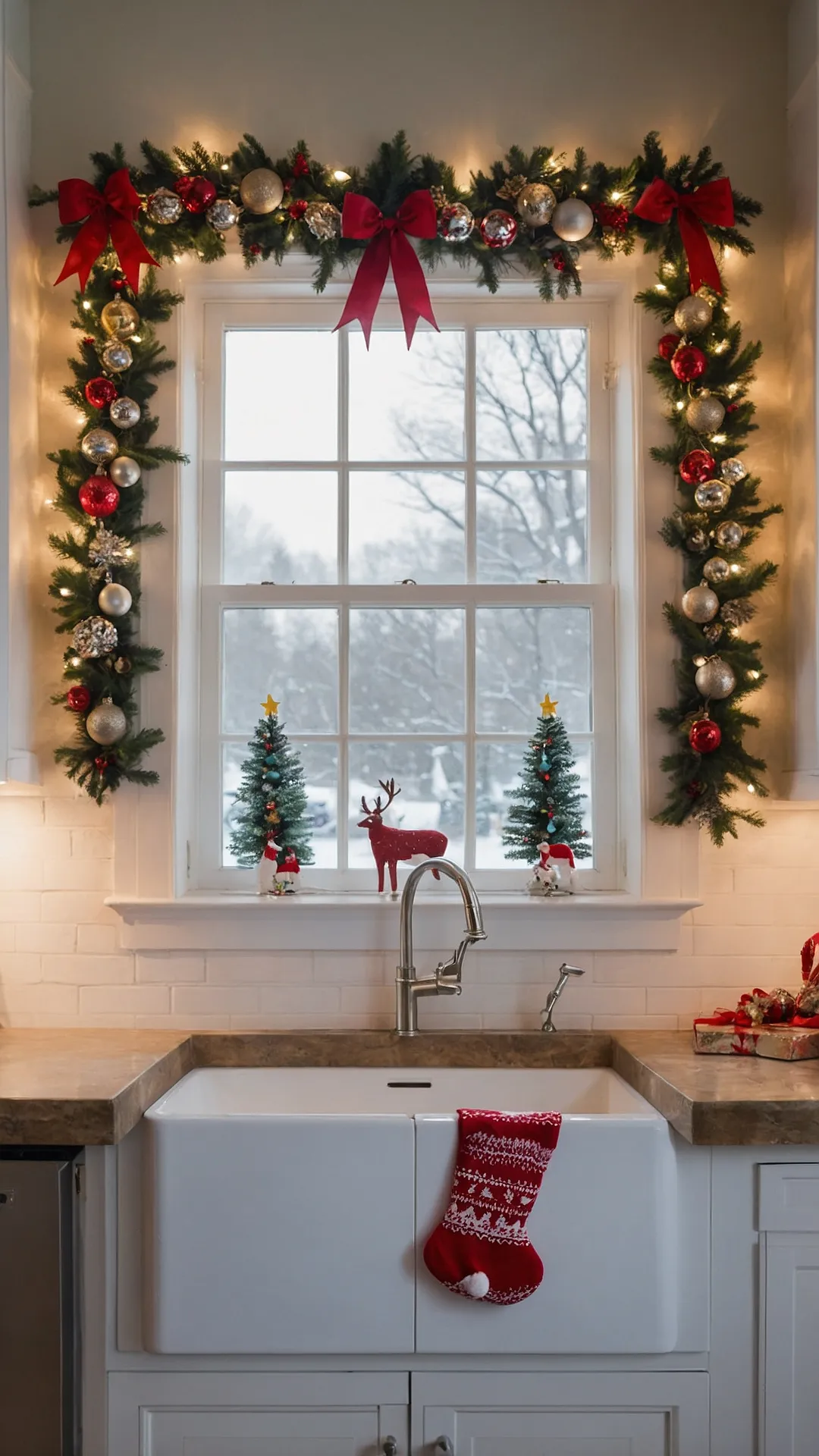 Kitchen's Festive Vista