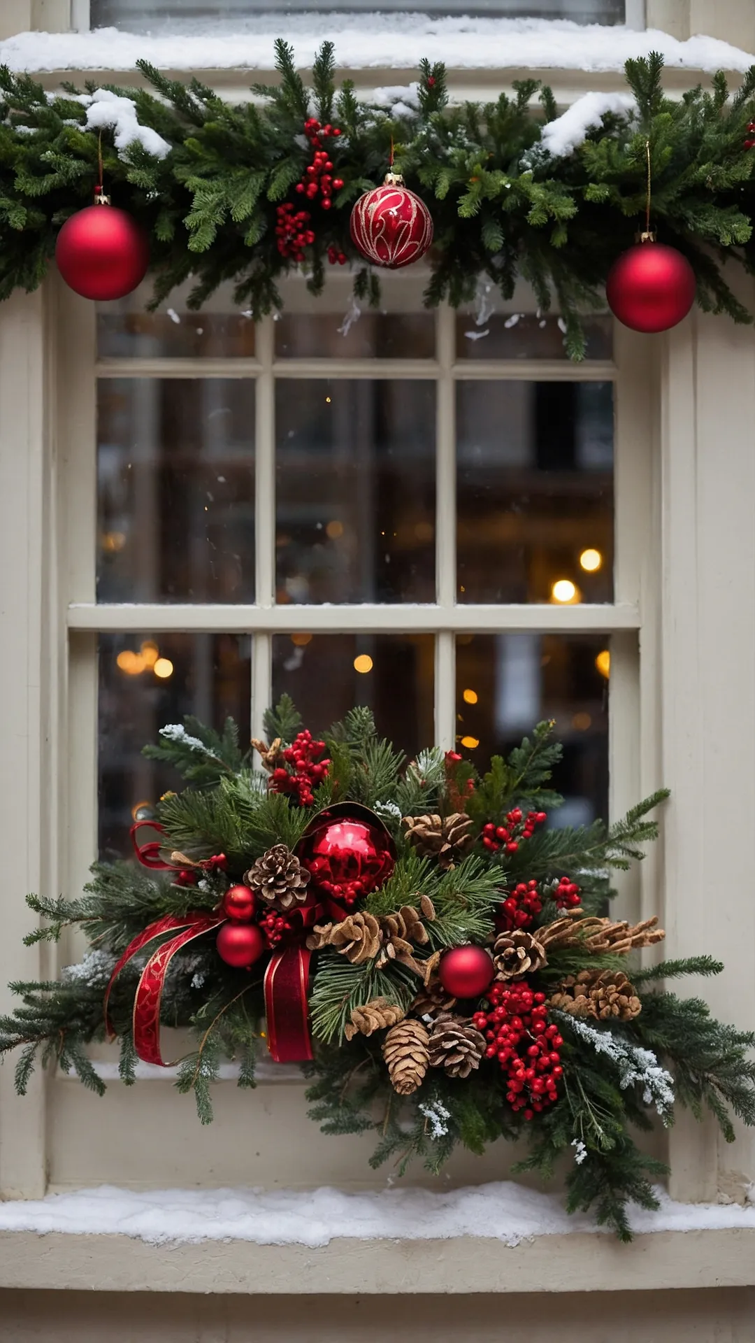 Window's Holiday Sparkle