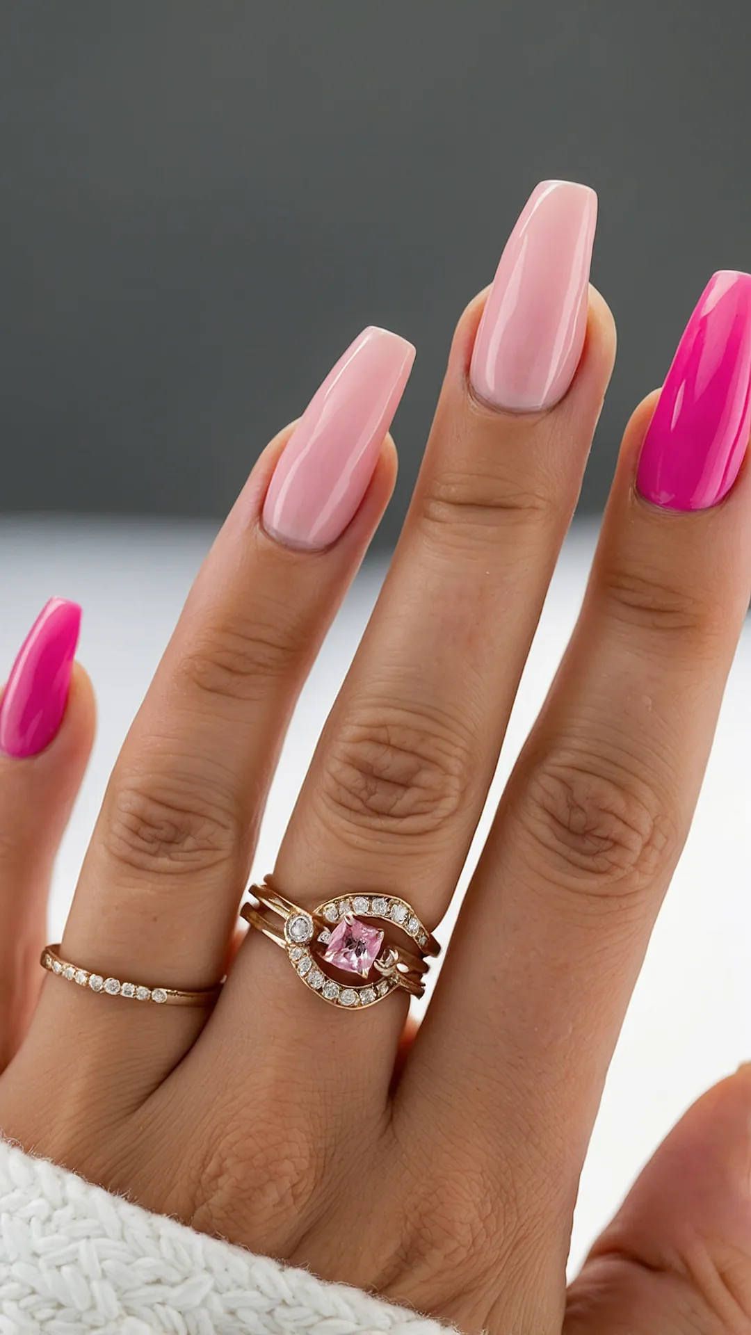 Fuchsia Heatwave Nails