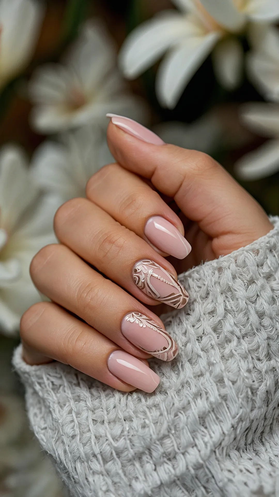 Glamour Glimmer Nails