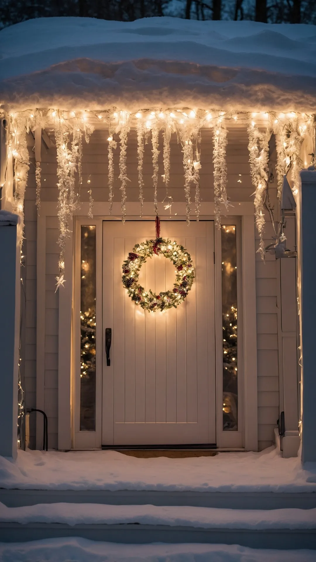 House: A Snow Globe Scene