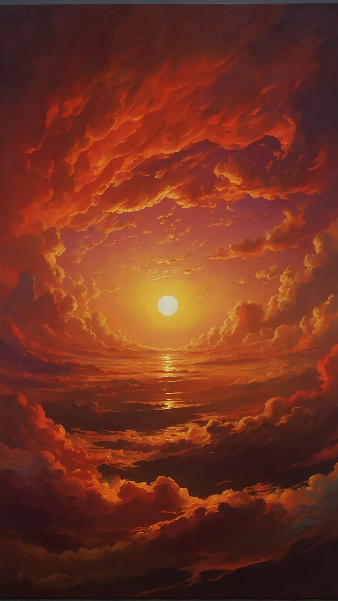 Fiery Sky Canvas