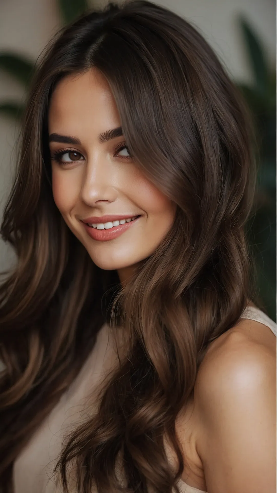 Glossy Brown Grandeur