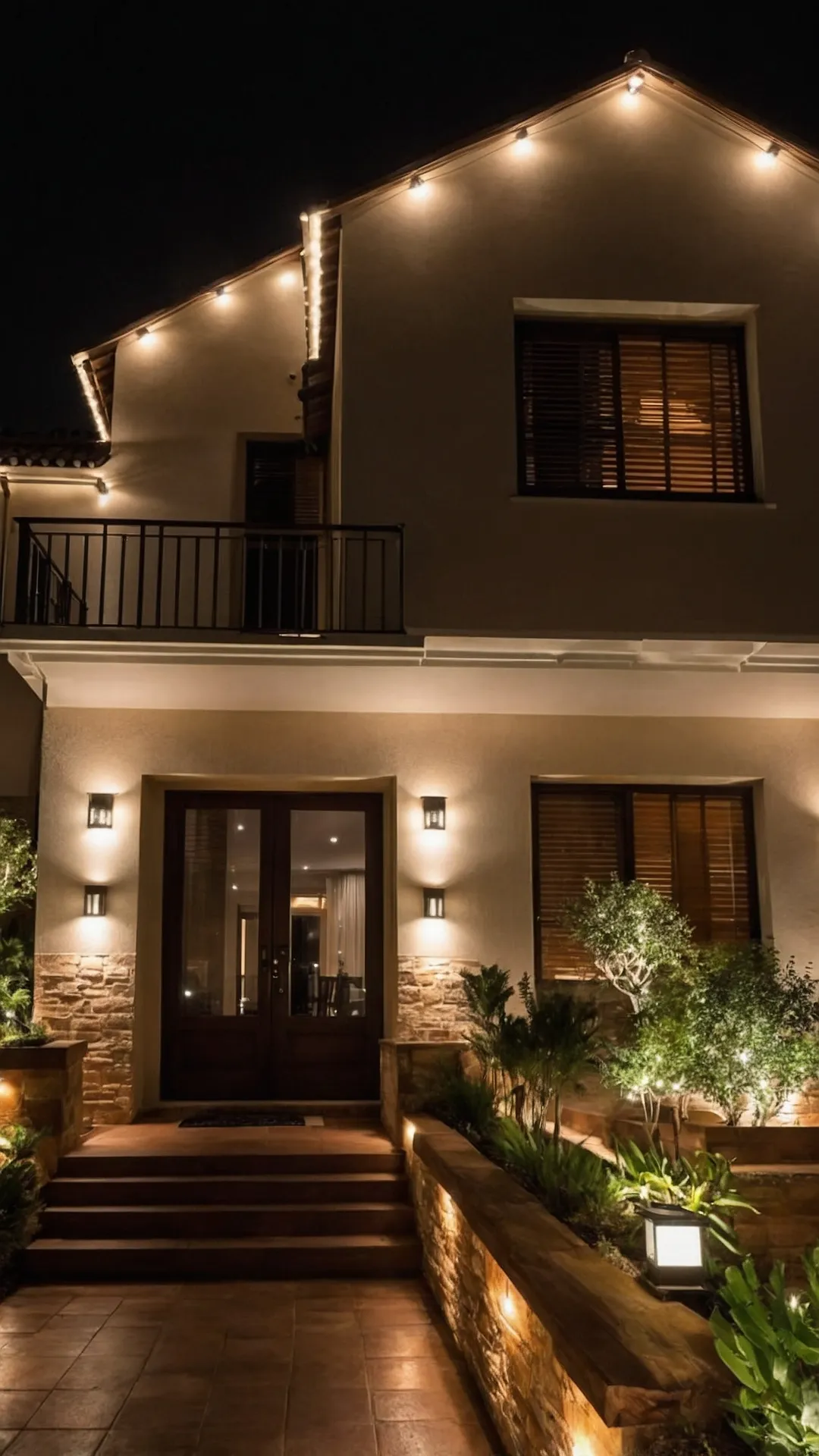 Festooned Front Door