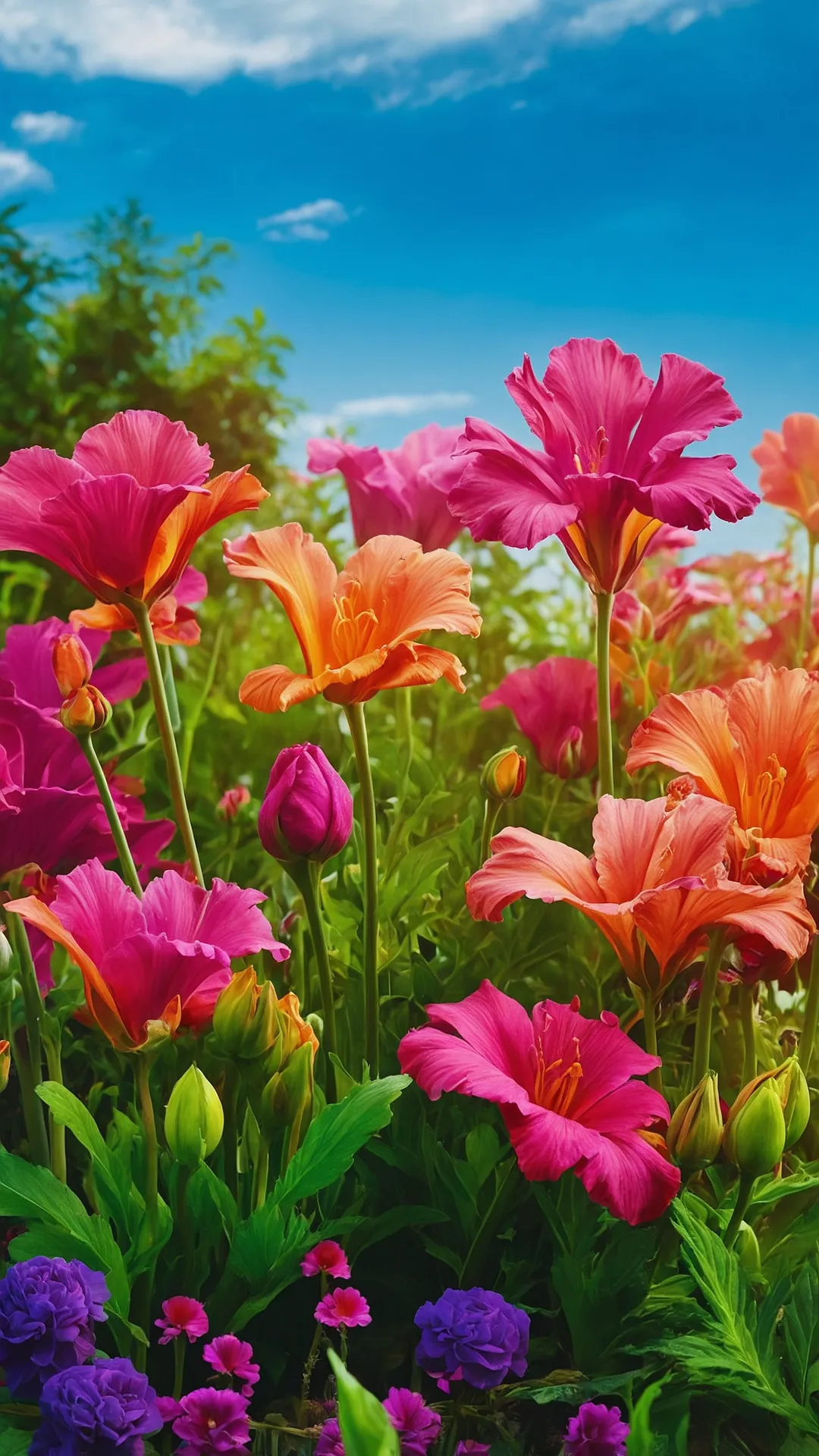 Sunset Flower Glow