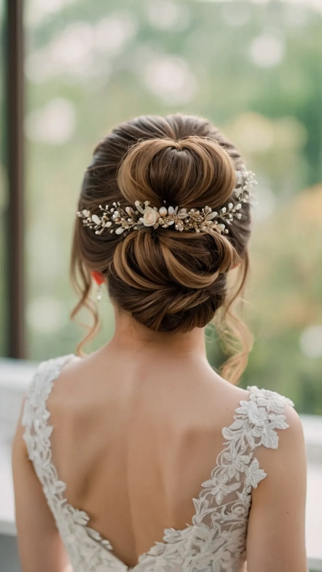 Bohemian Bridal Bun