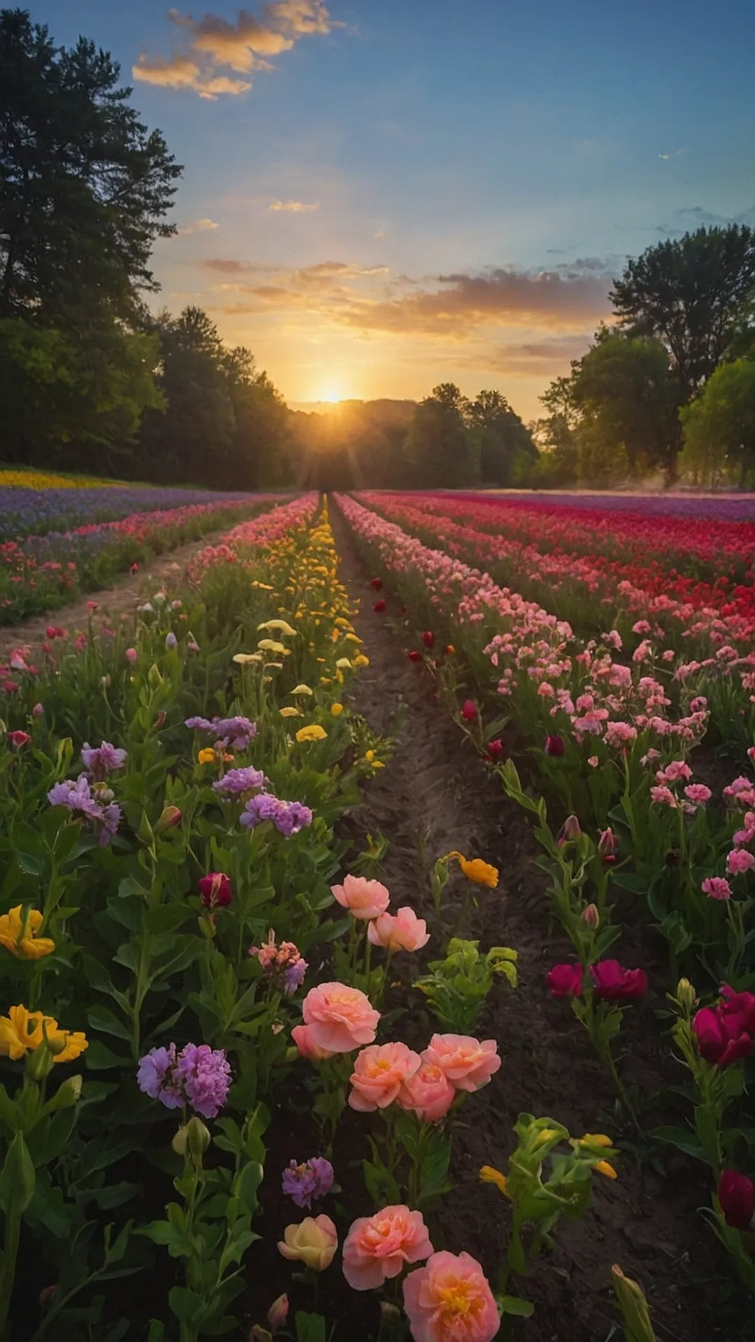 Sunset Blossoms