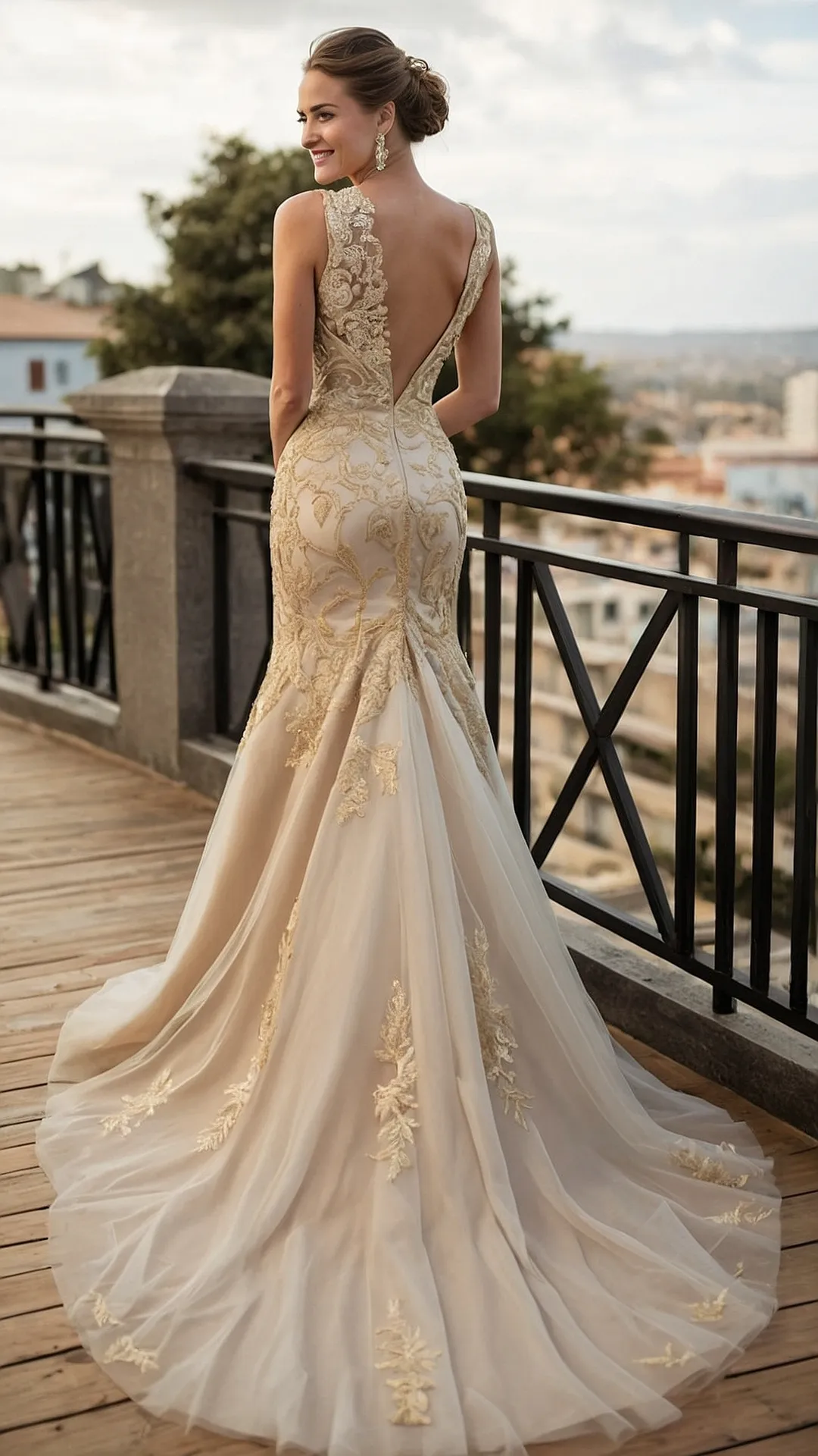 Golden Gown Glory