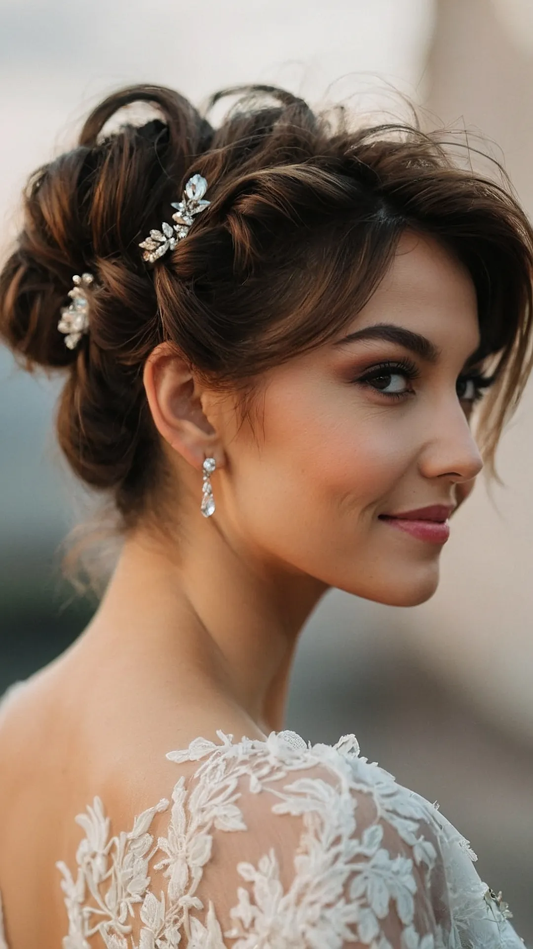 Short Stack Style: Bridal Hair