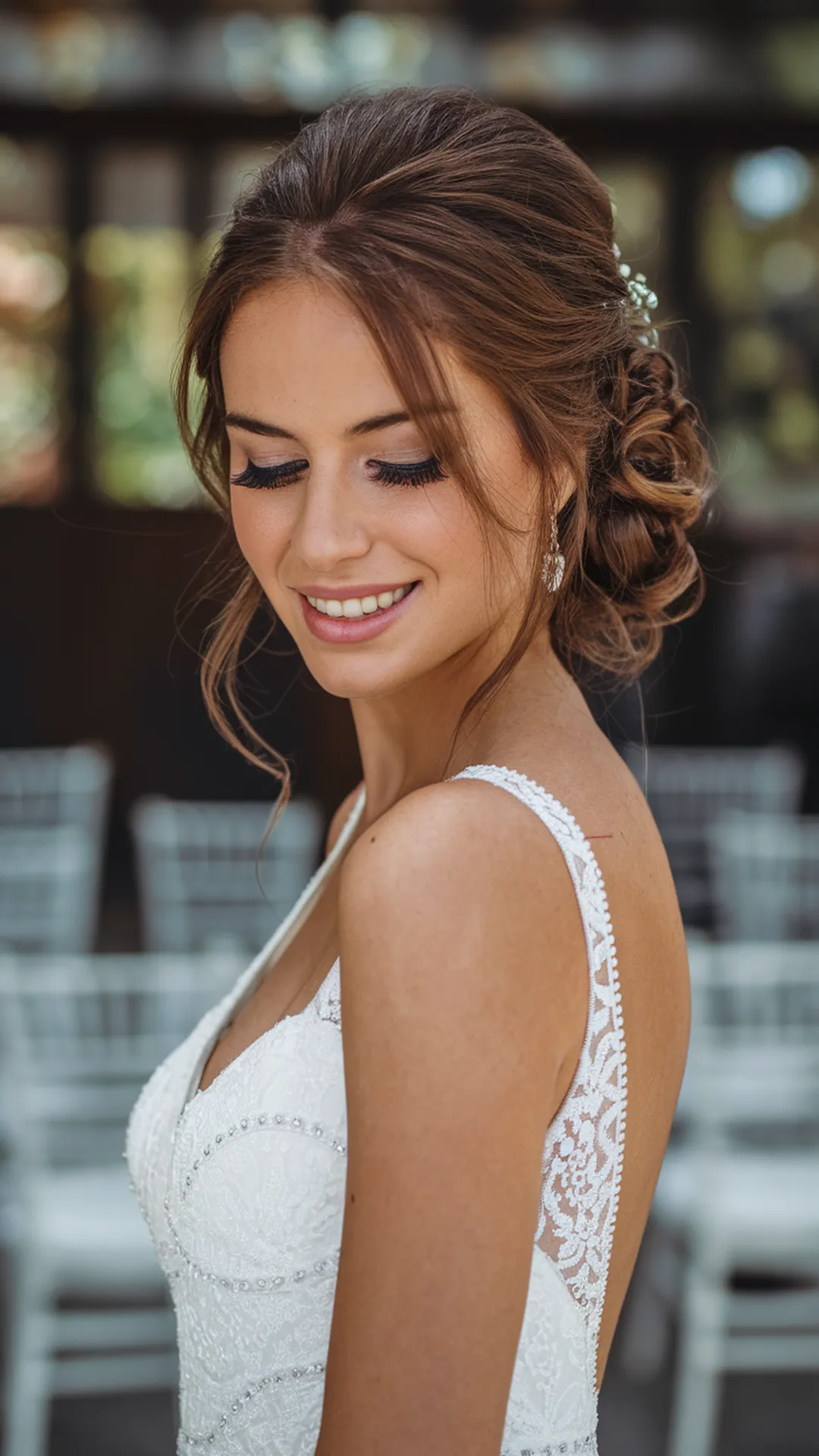 Layered Locks: Wedding Day Magic