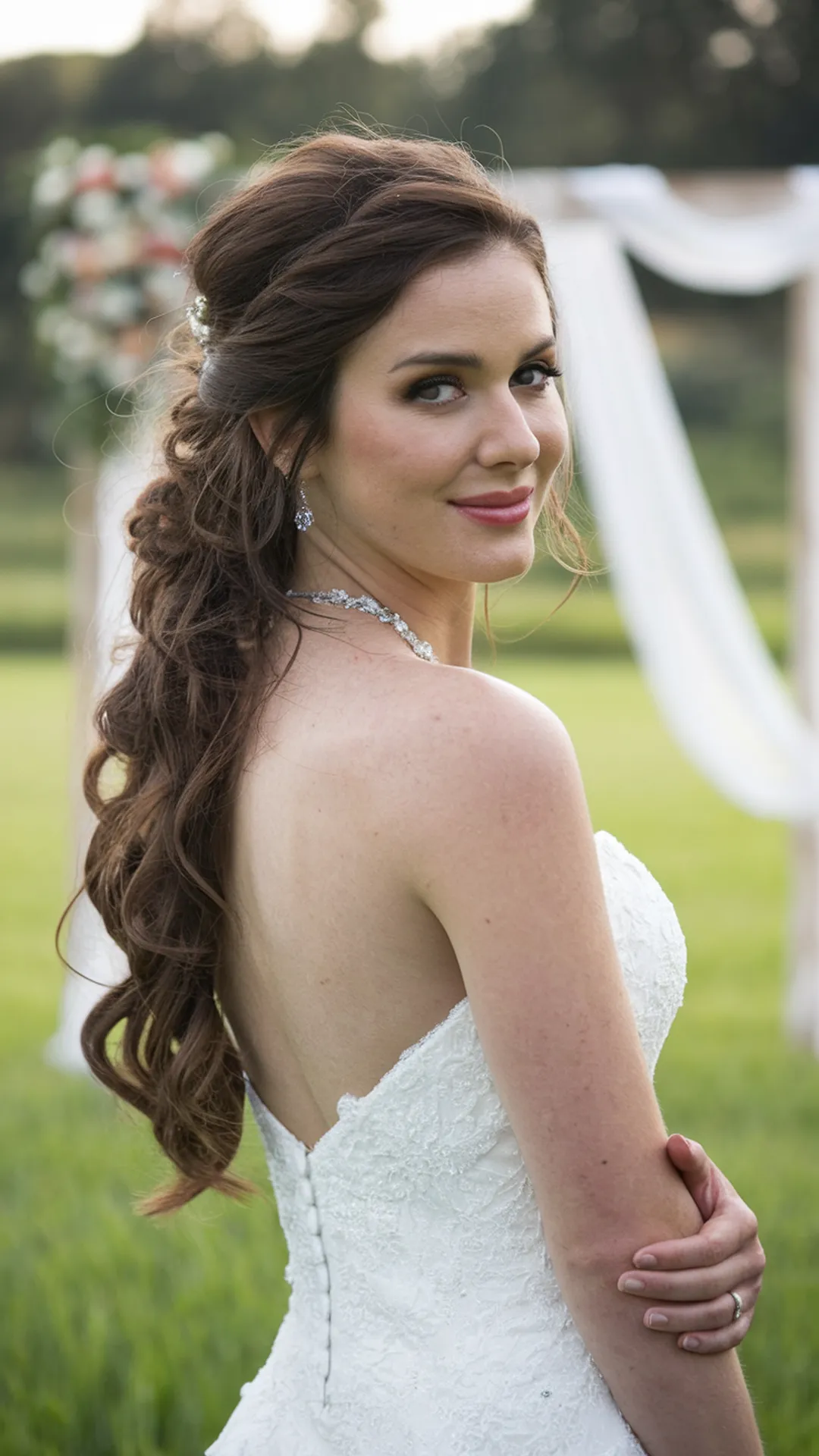 Wedding Hair: A Cascade of Curls