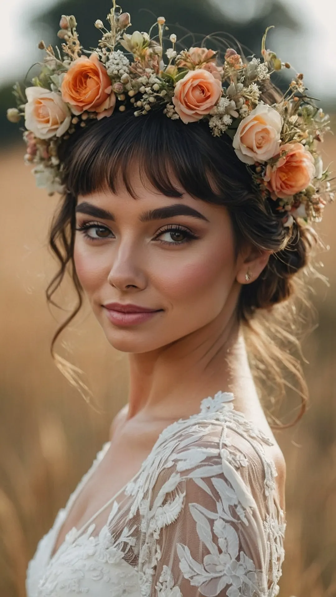 Floral Majesty: Wedding Day Crowns