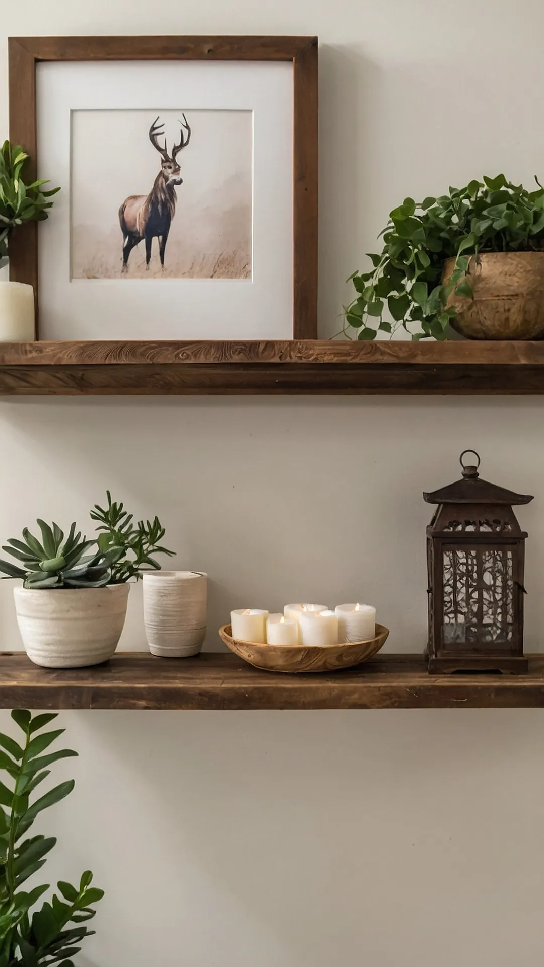 Potted Perfection: Wooden Accents