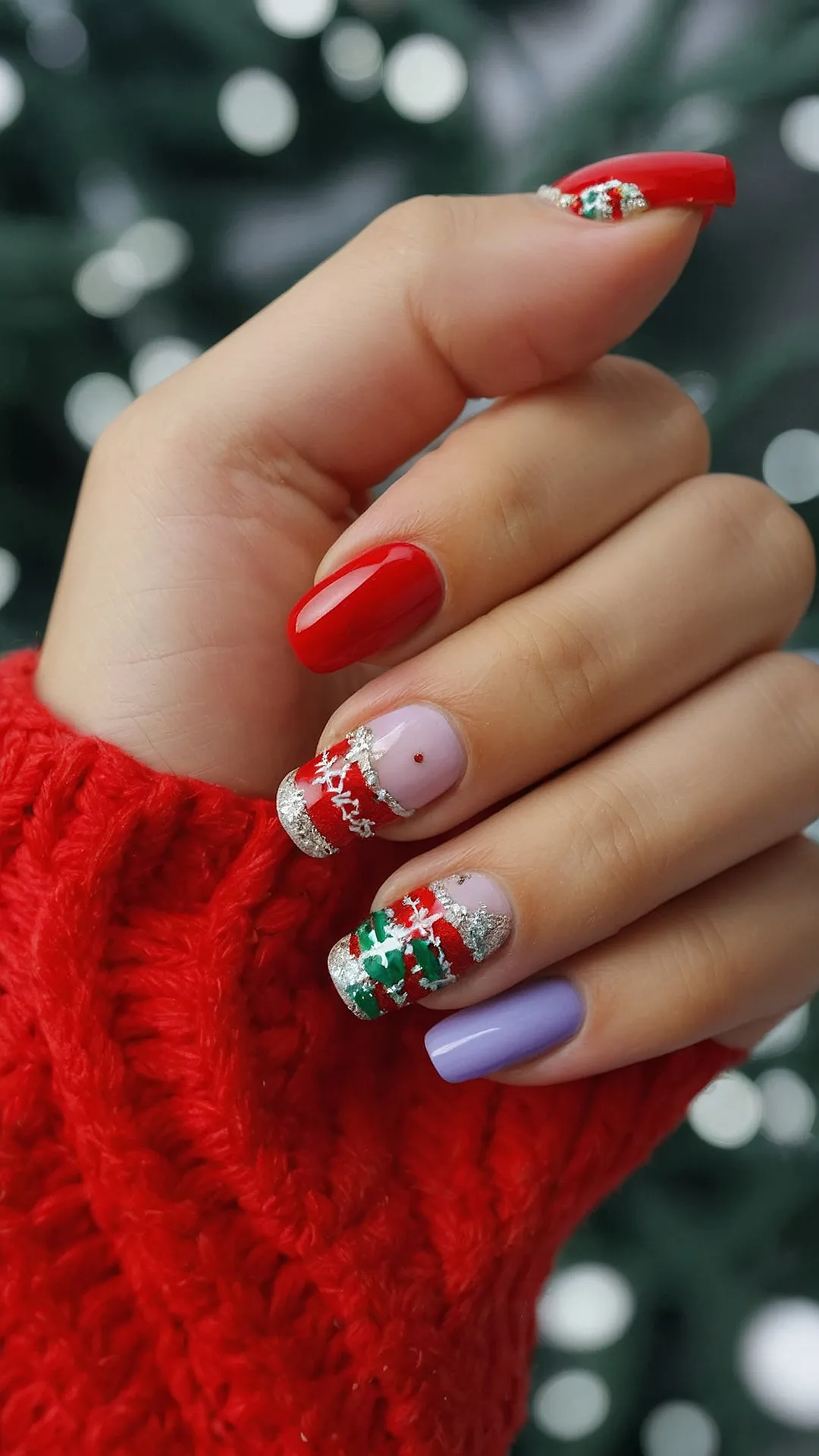 Christmas Nail Sparkle