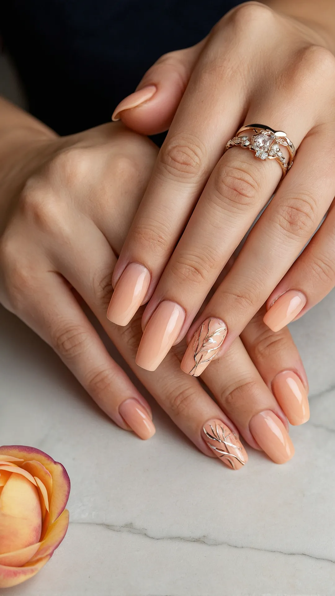 Glistening Peach