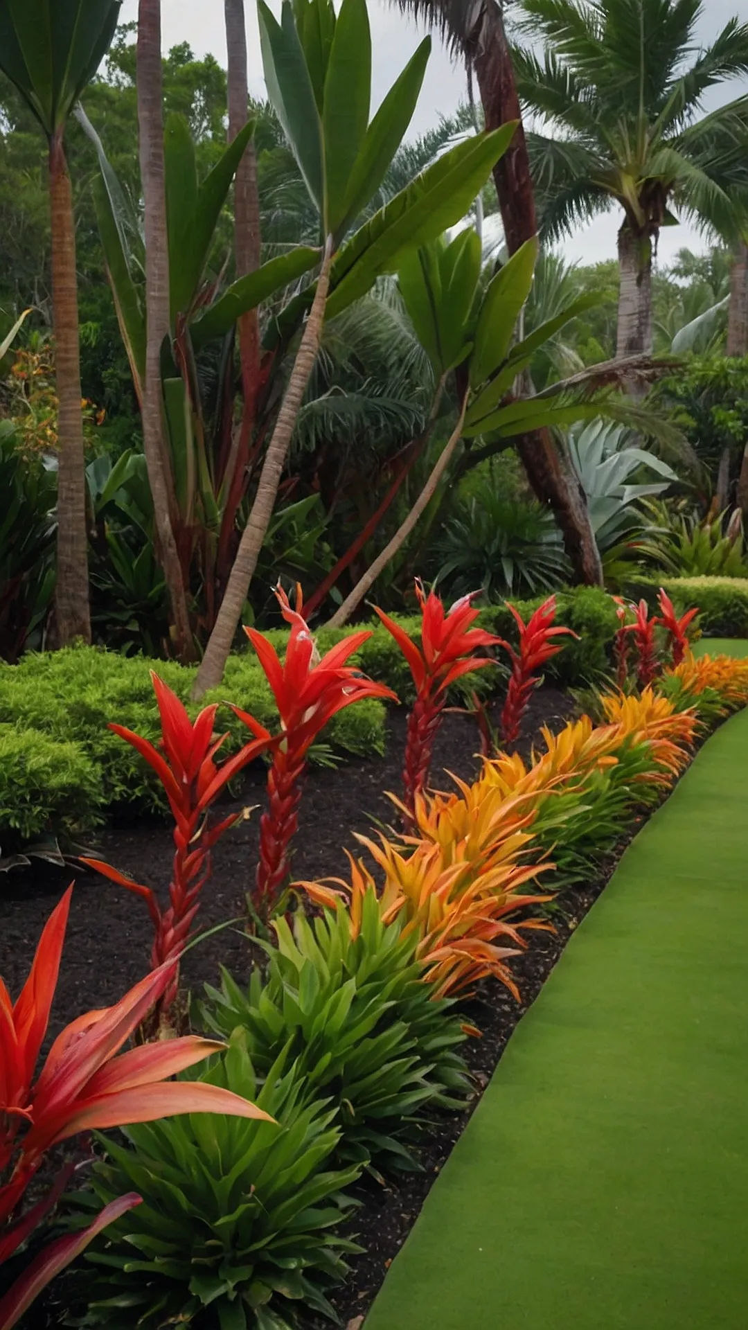 Tropical Fiesta Garden: