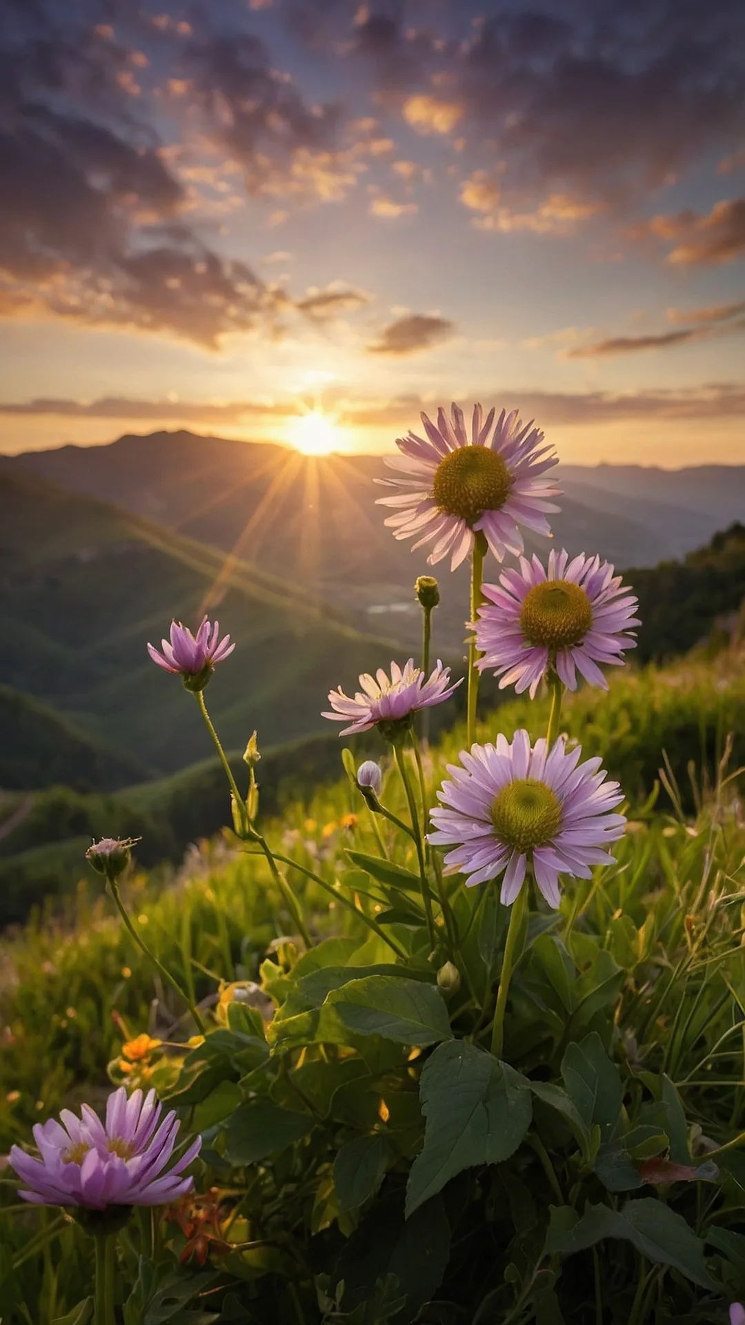 Sunset Bloom: