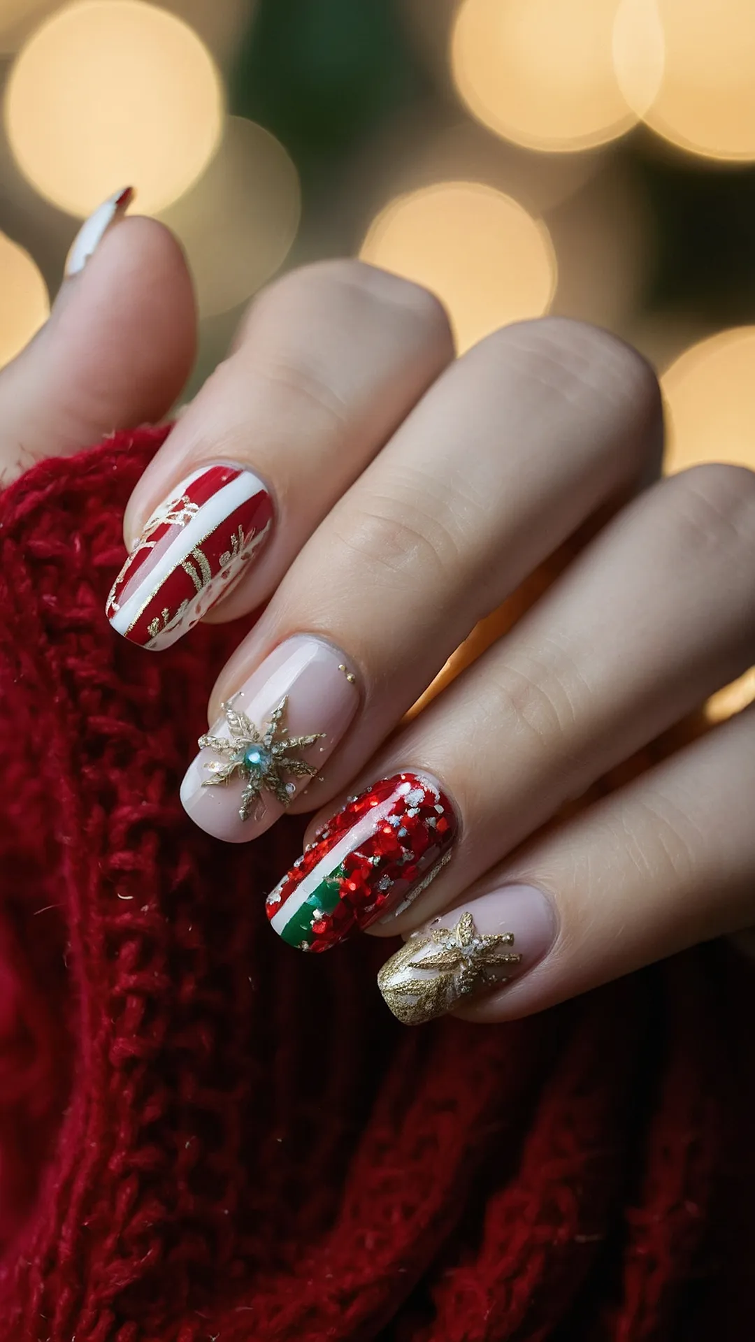 Chic Holiday Nails