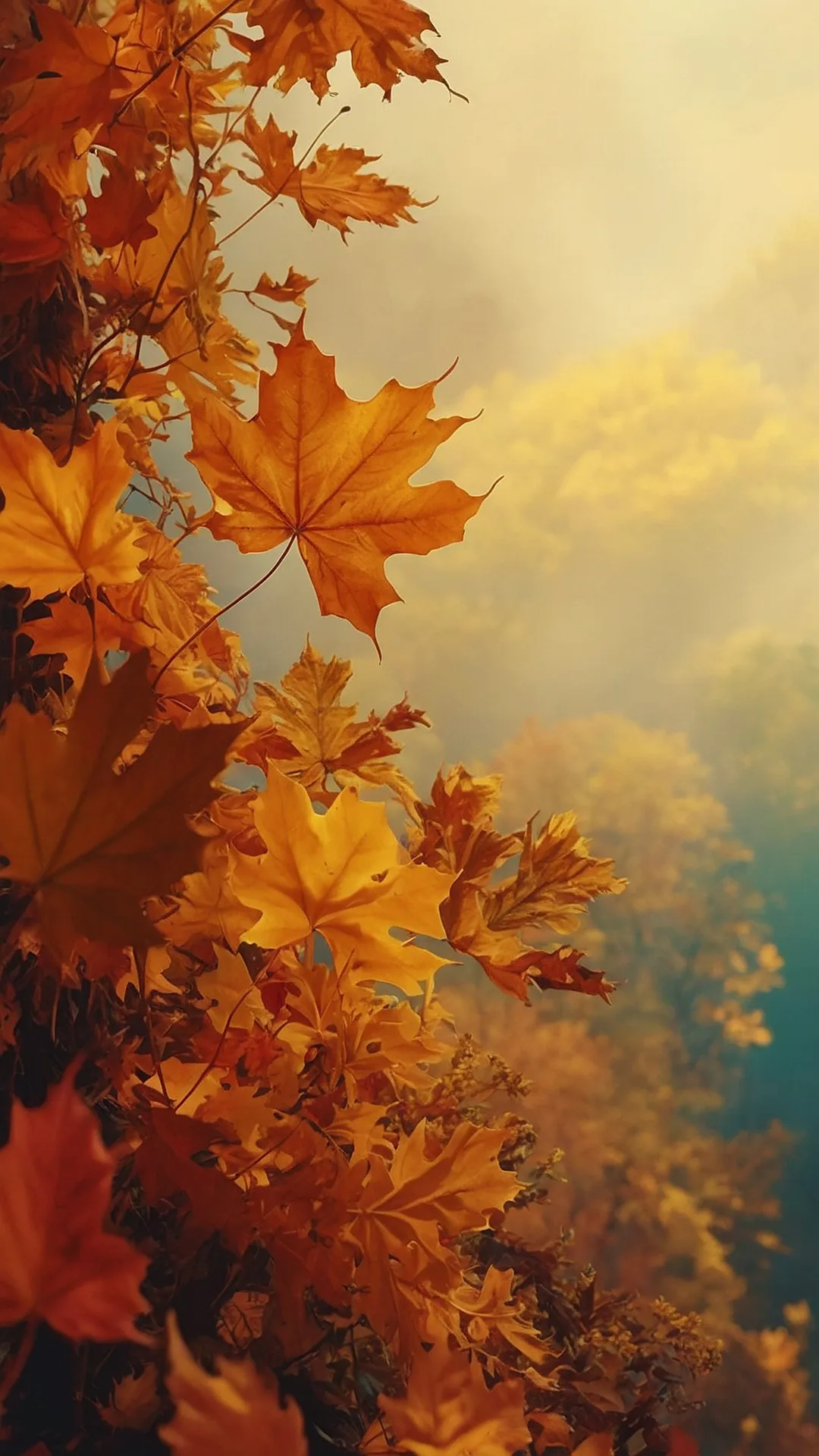 Autumn Leaves: A Golden Symphony