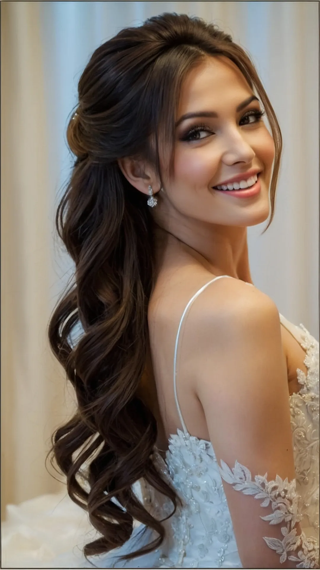 Long Hair, Big Dreams:  Bridesmaid Styles