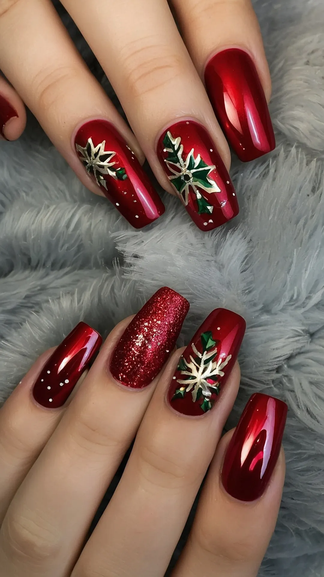 Jingle Bell Nails