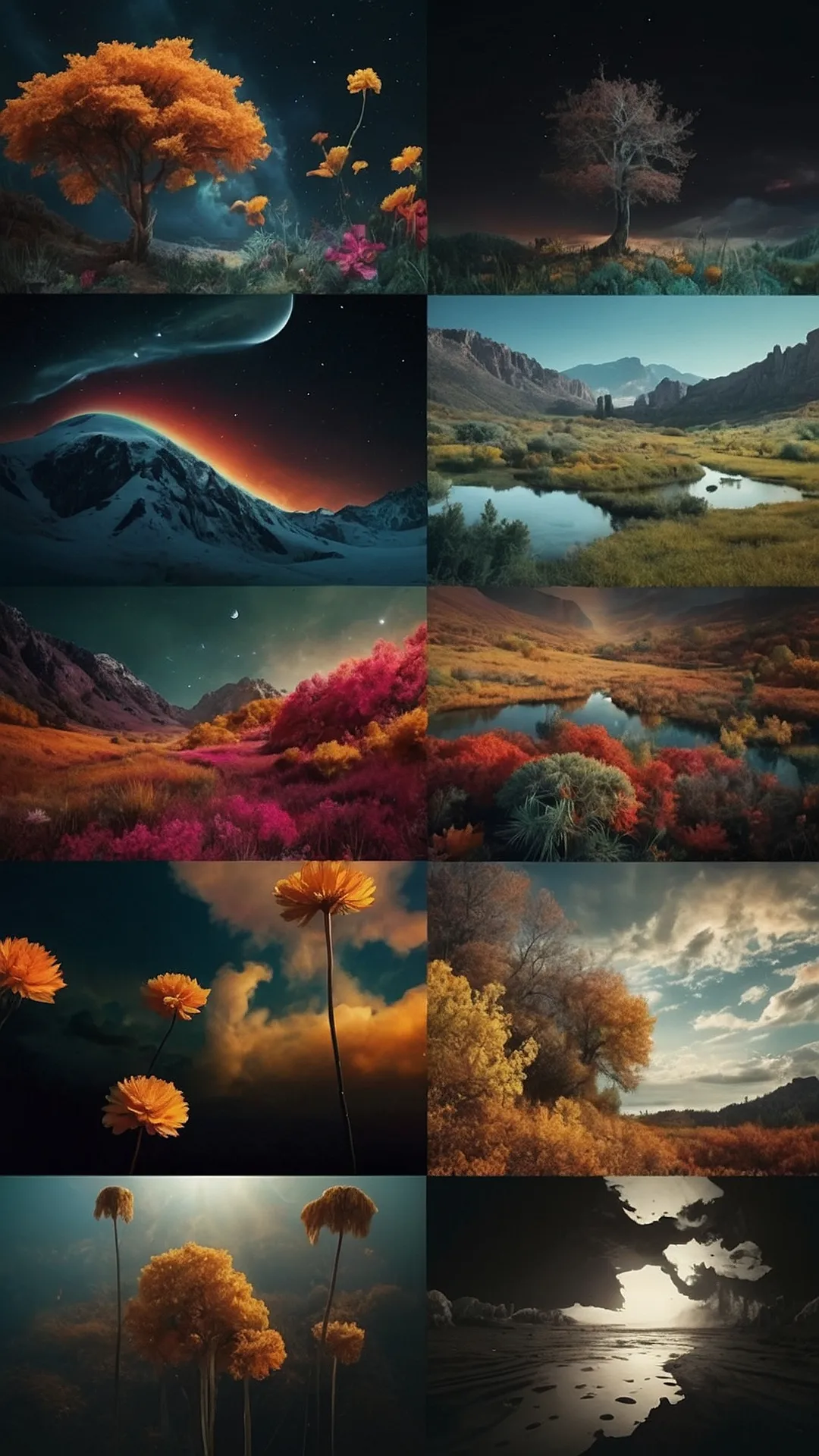 November Dreamscapes: A Collage of Wonder