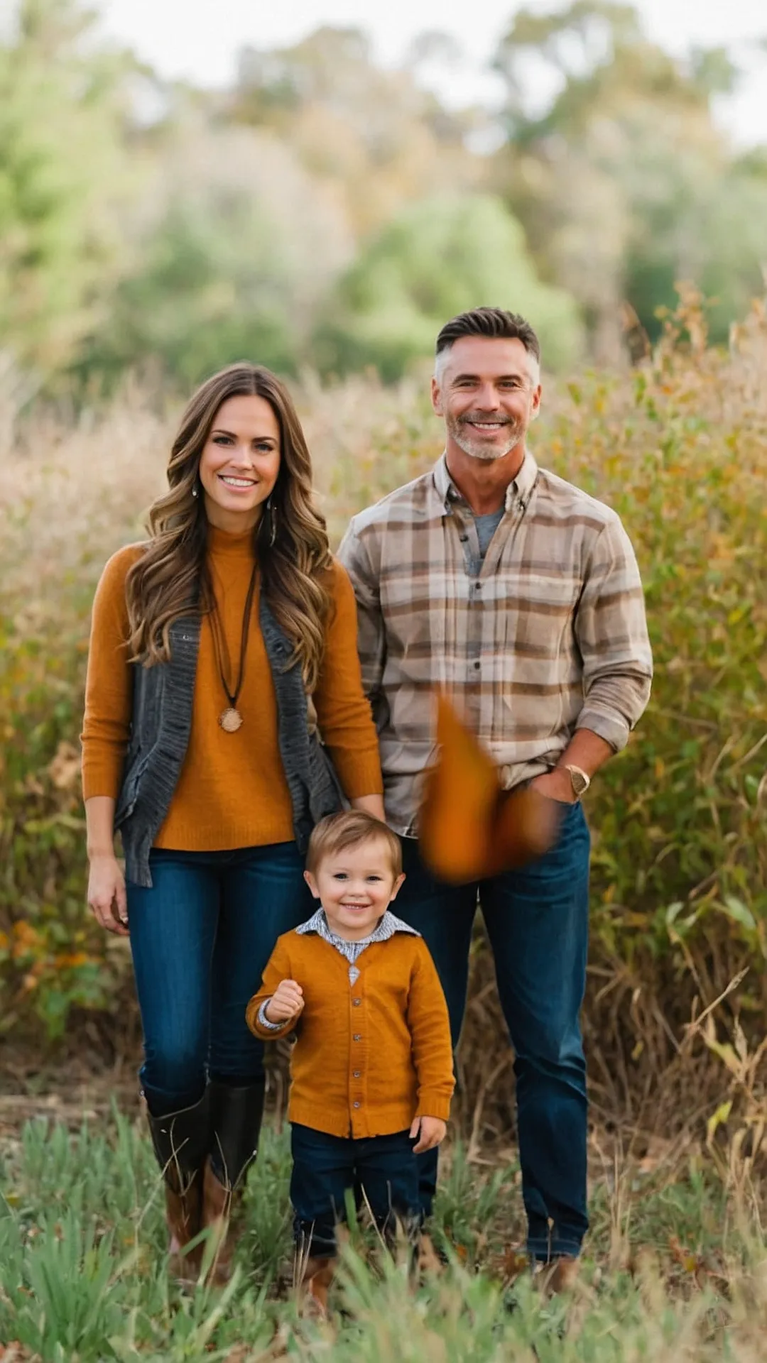 Sunset Smiles: Orange & Fall Family Fun