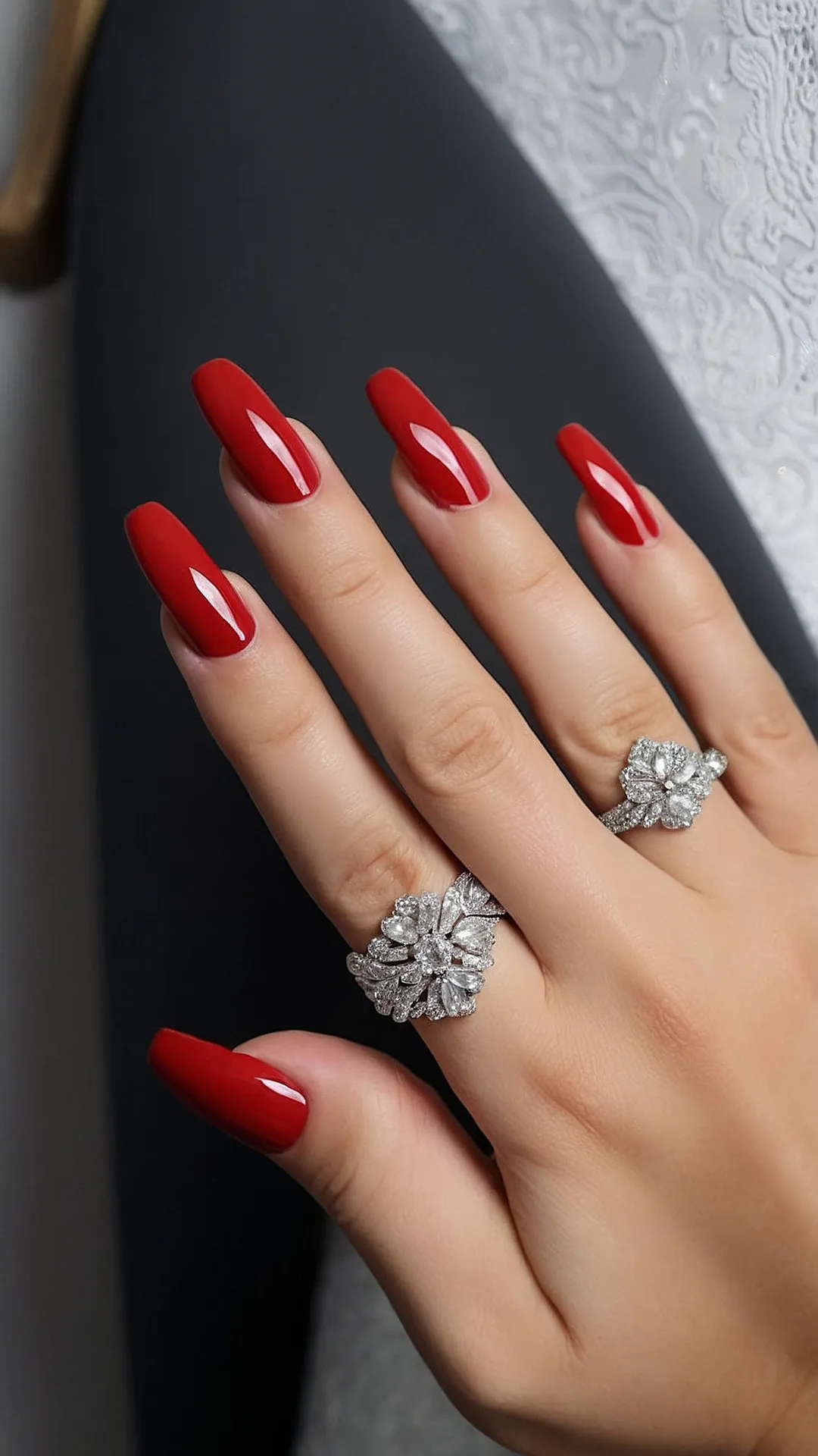 Red Hot Autumn Nails