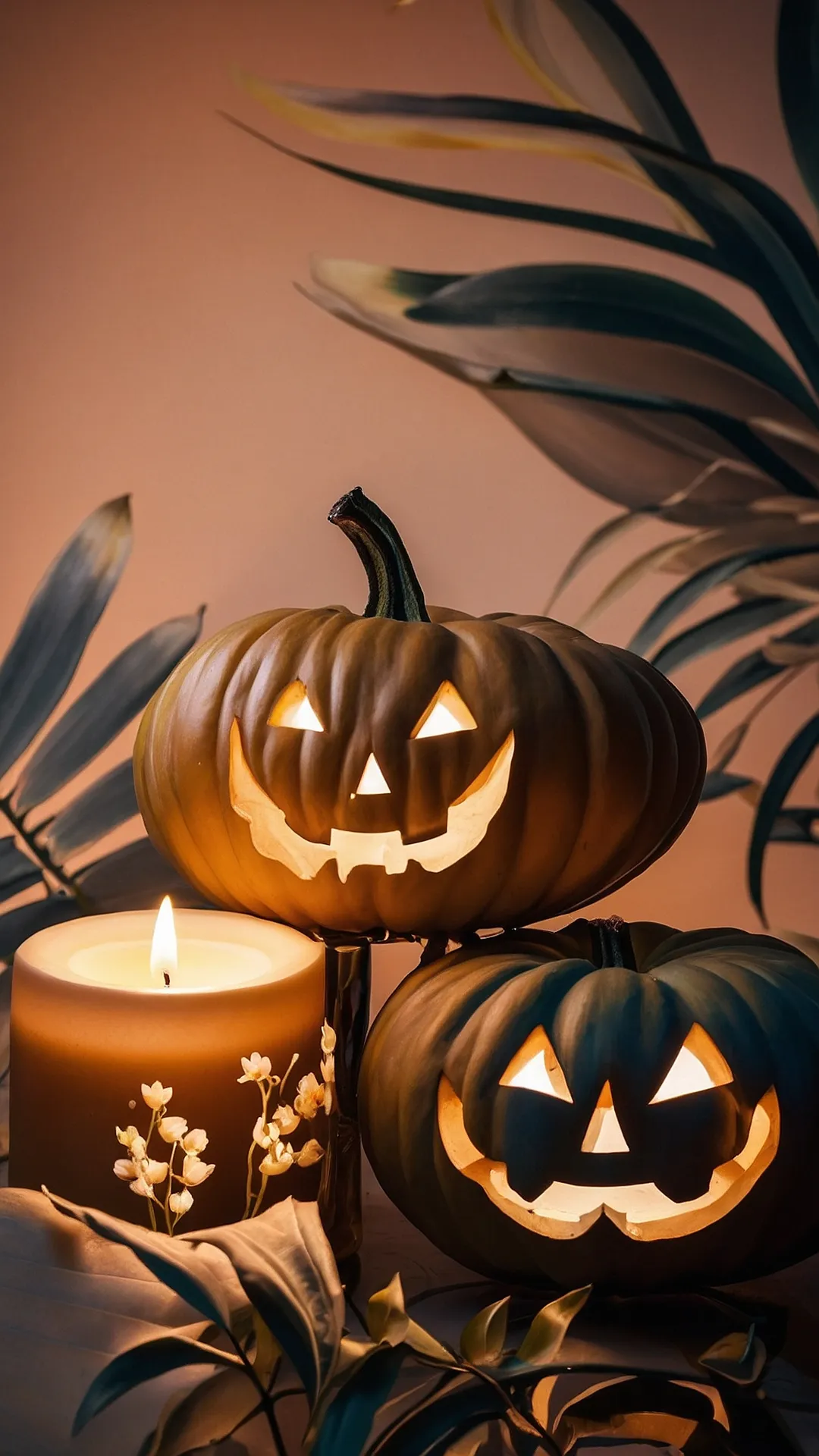 Spooky & Chic: Pumpkin Lockscreen Vibes: