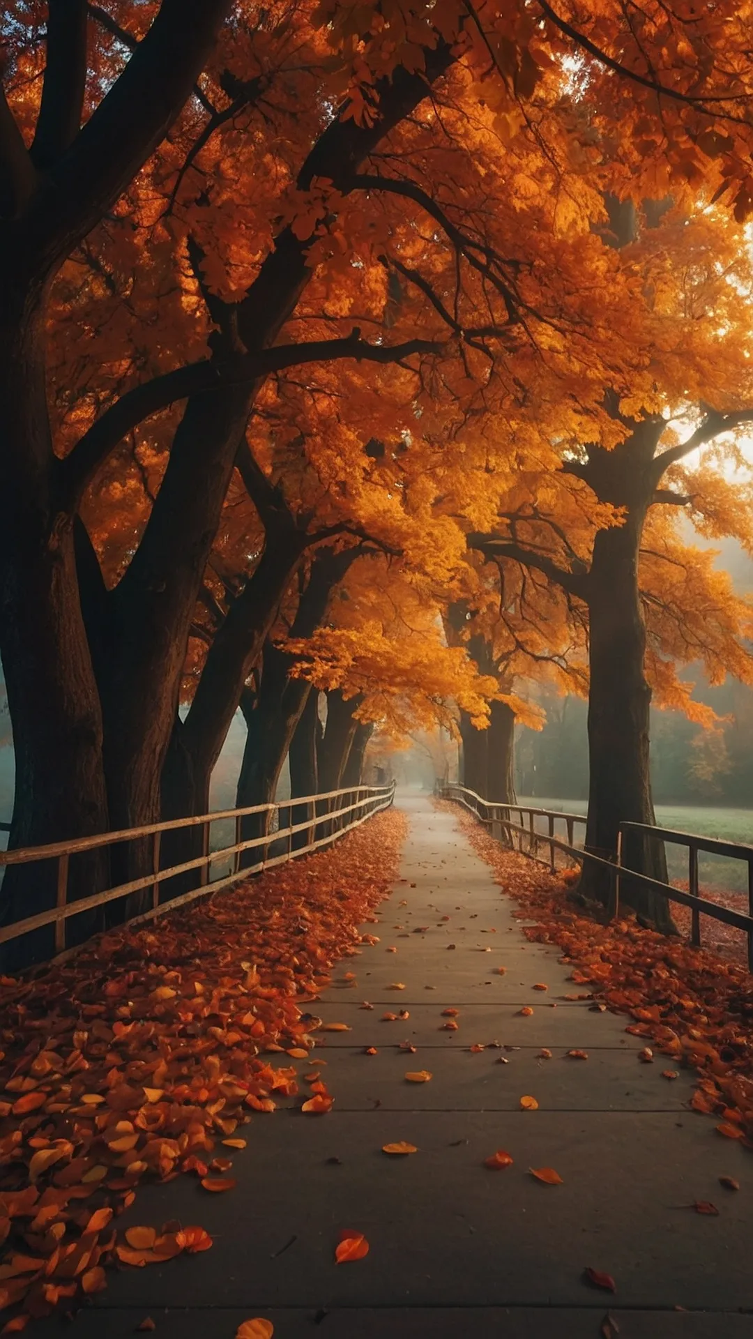 Autumn's Golden Path