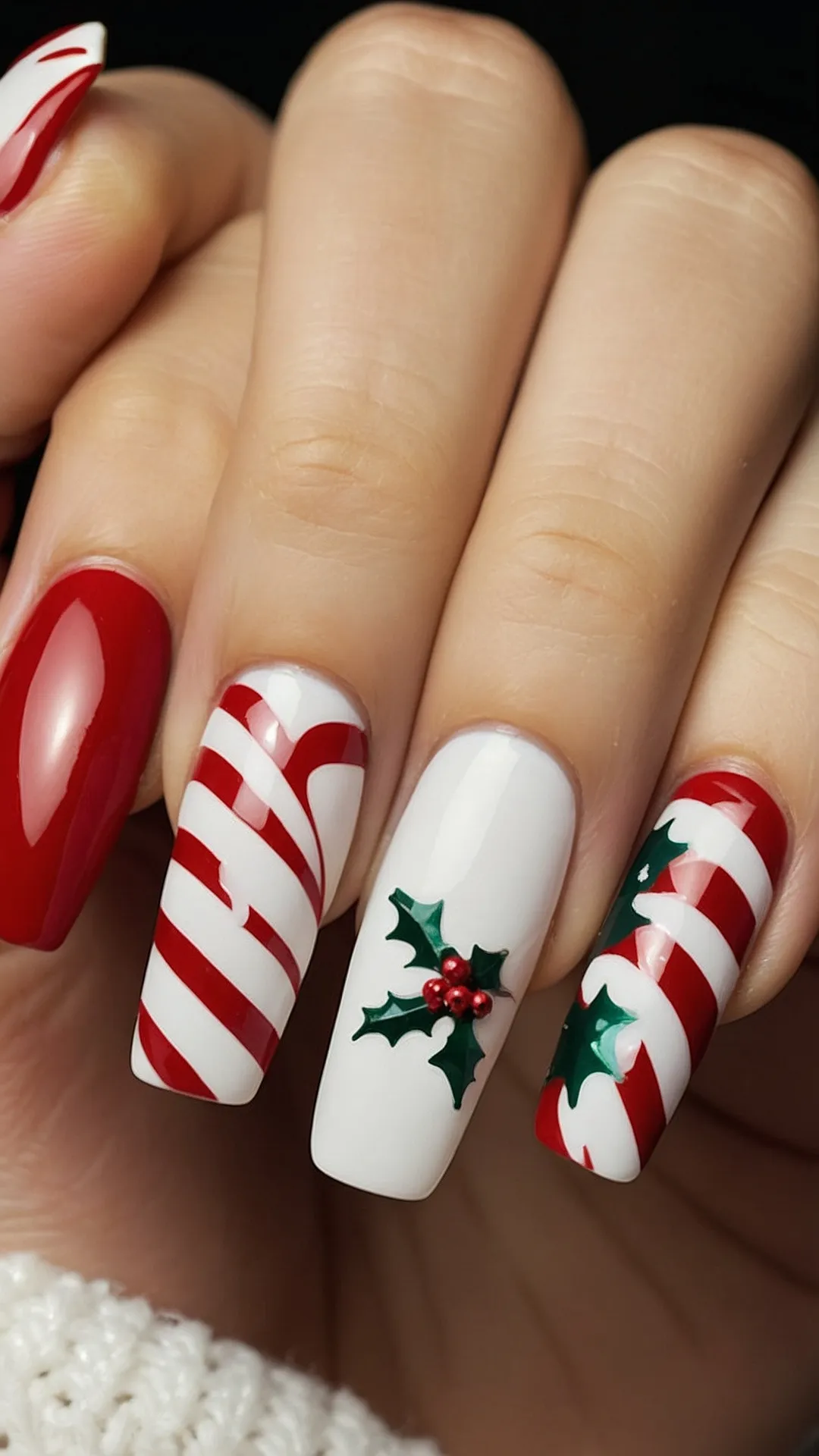 Cozy Christmas Nails