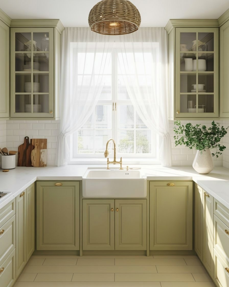 12 Green Kitchen Island Ideas for Modern Farmhouse Renovations ...