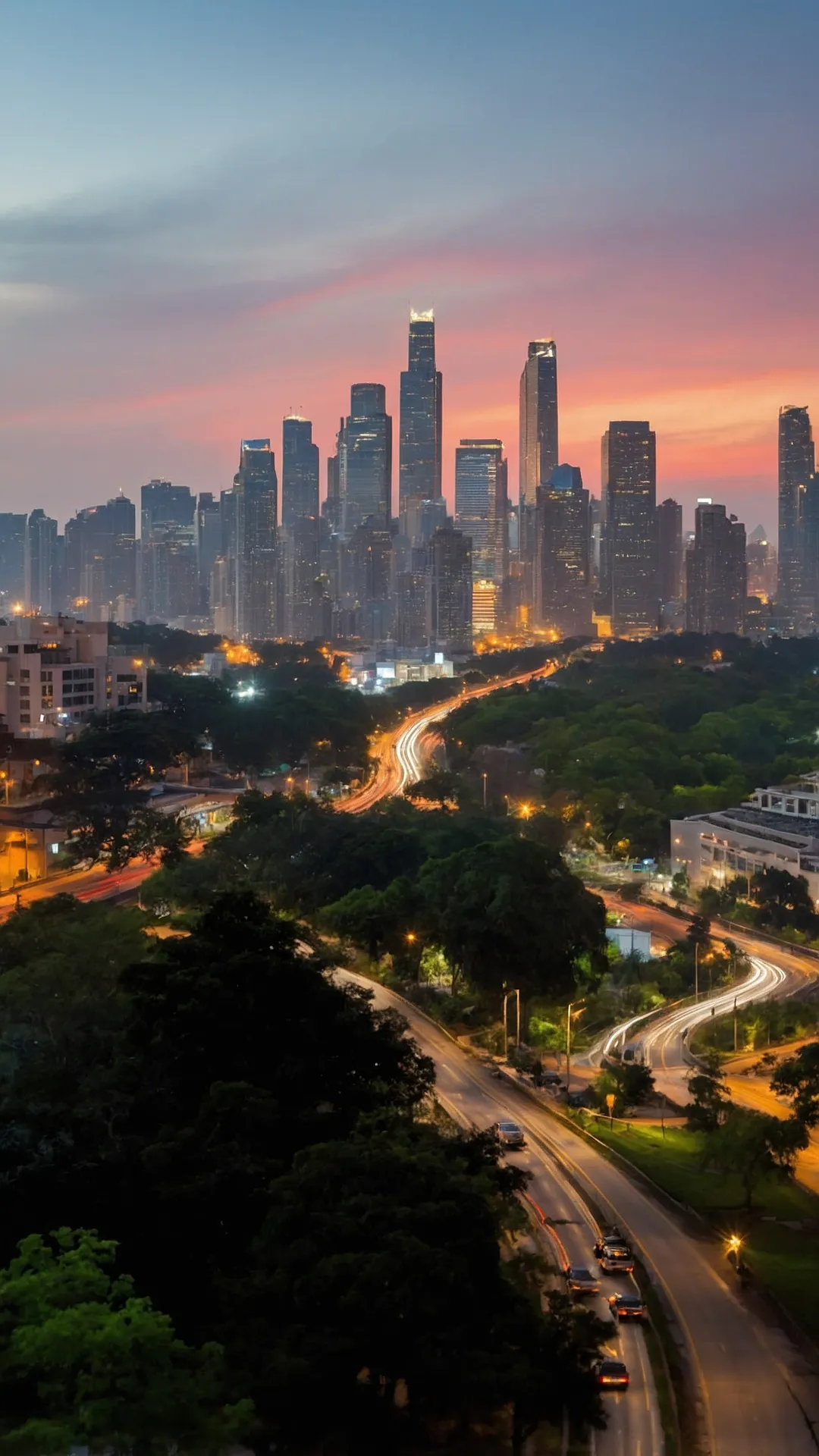 City's Soft Glow