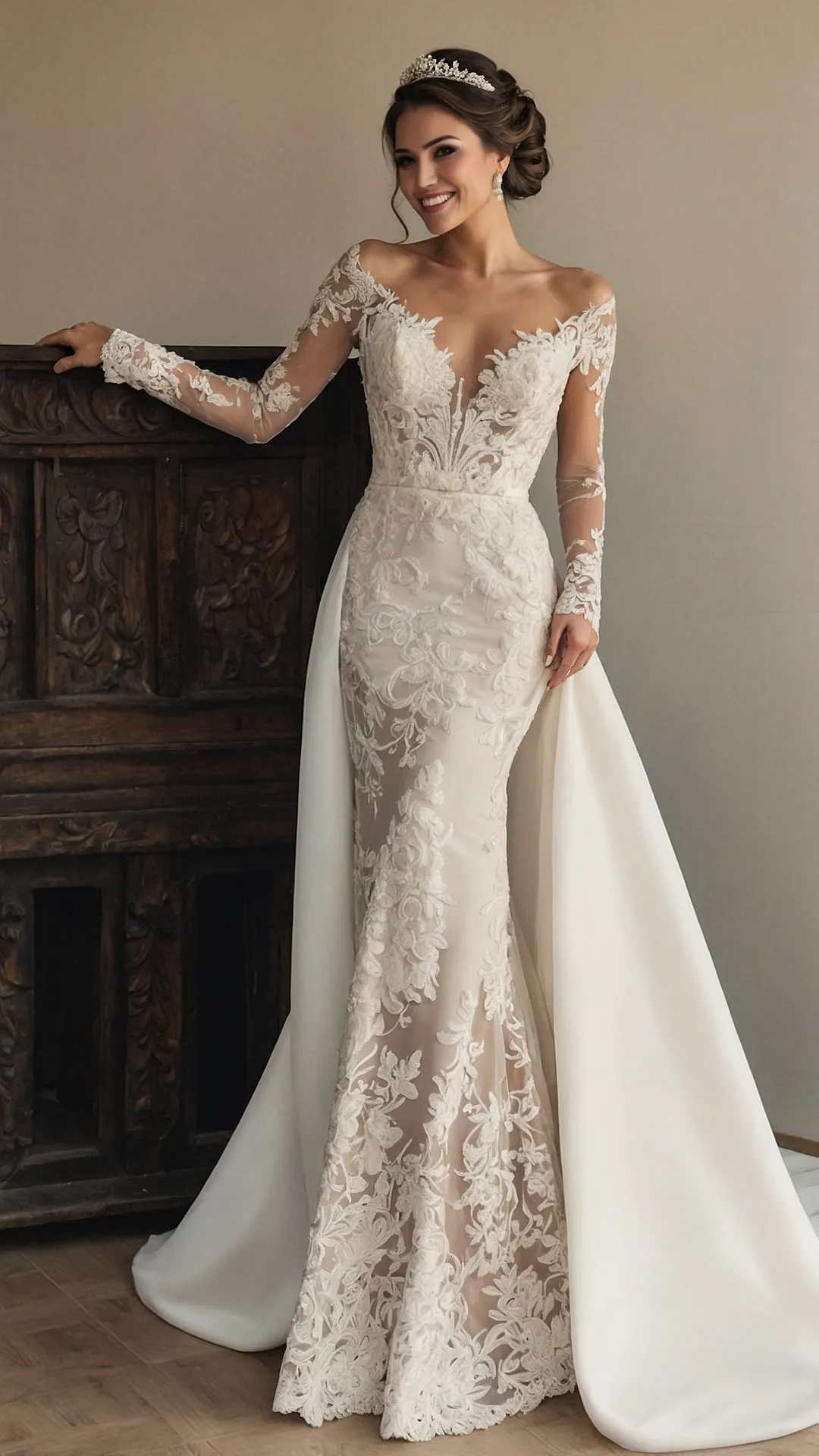 The Gown's Grand Entrance