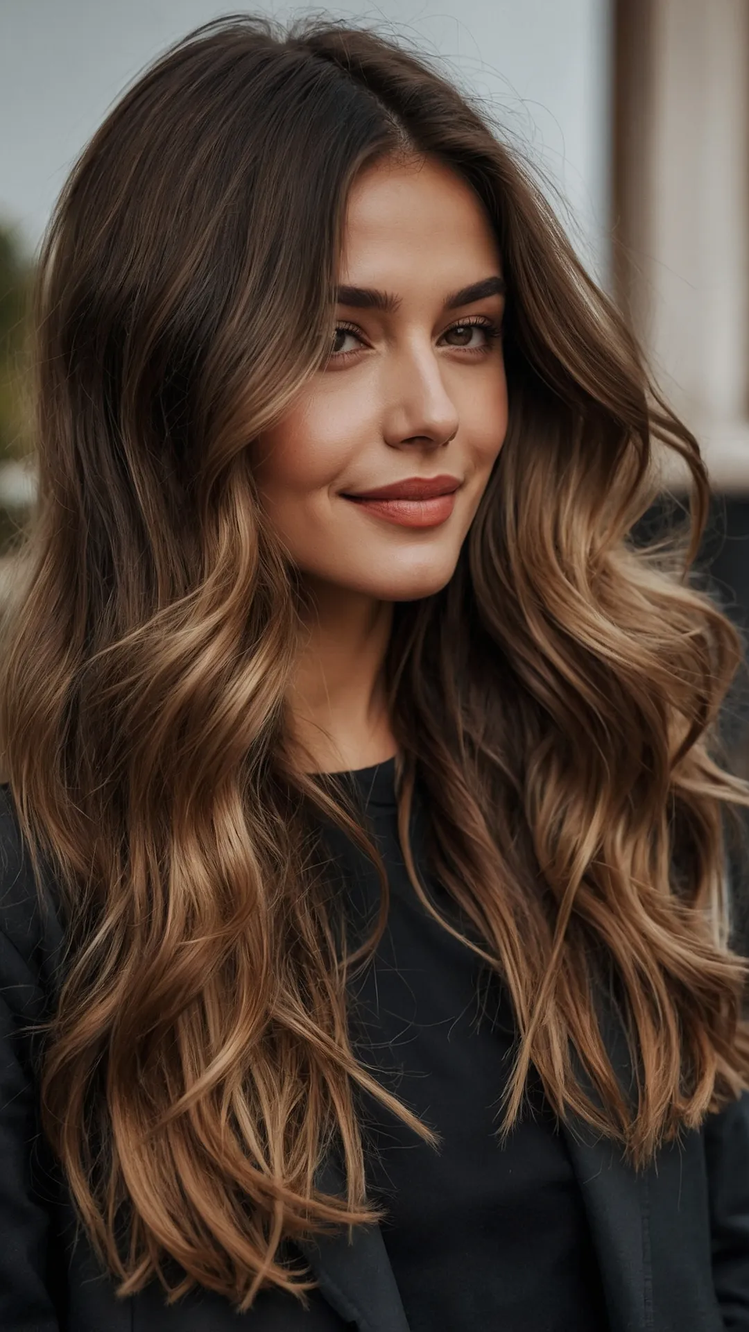 Sunlit Brunette Swirls