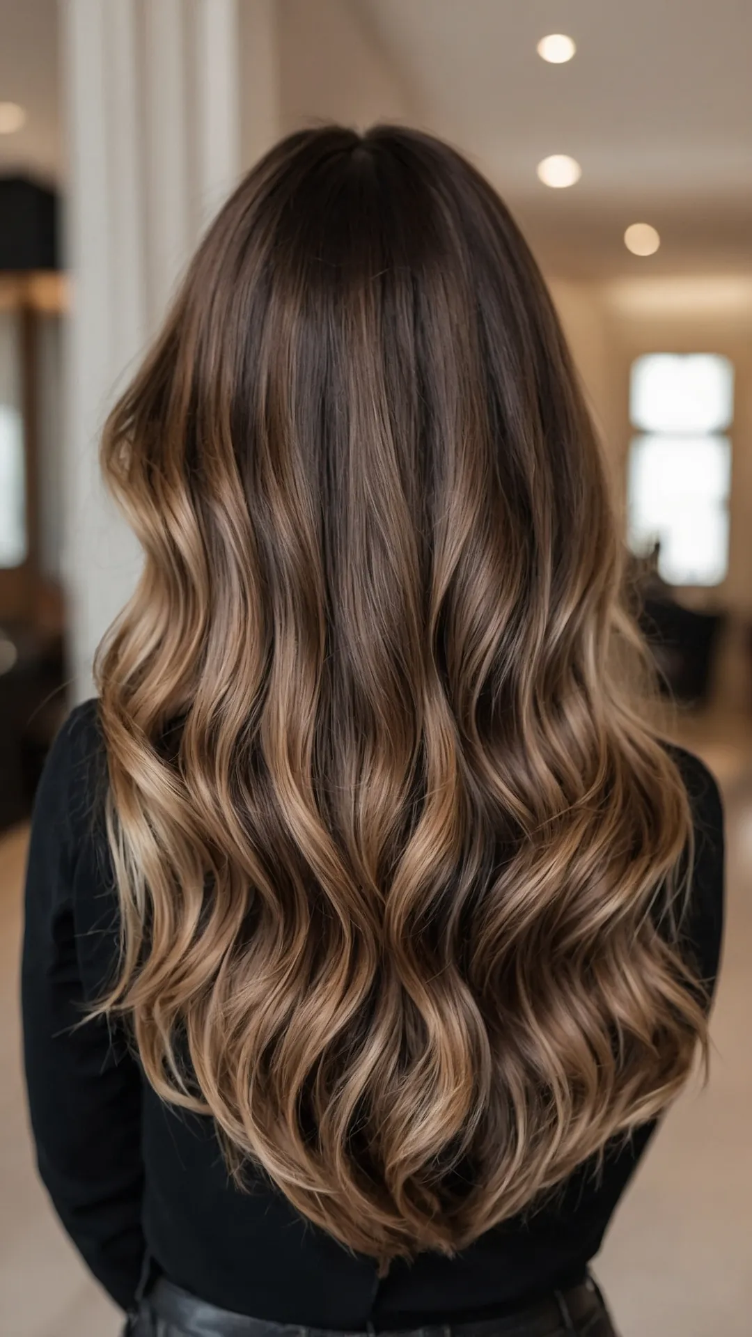 Brunette's Golden Glow