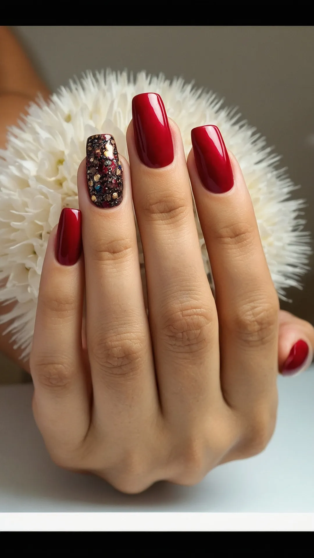 Burgundy Bling: