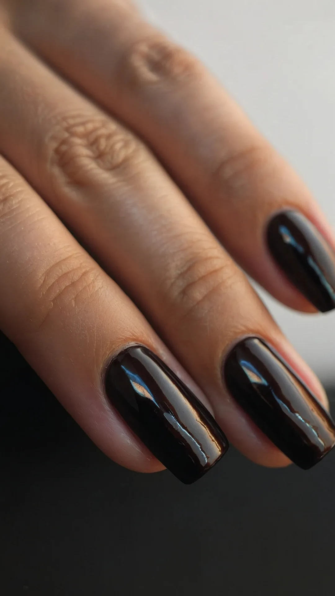 Shadow Play:  Subtle Fall Nail Art