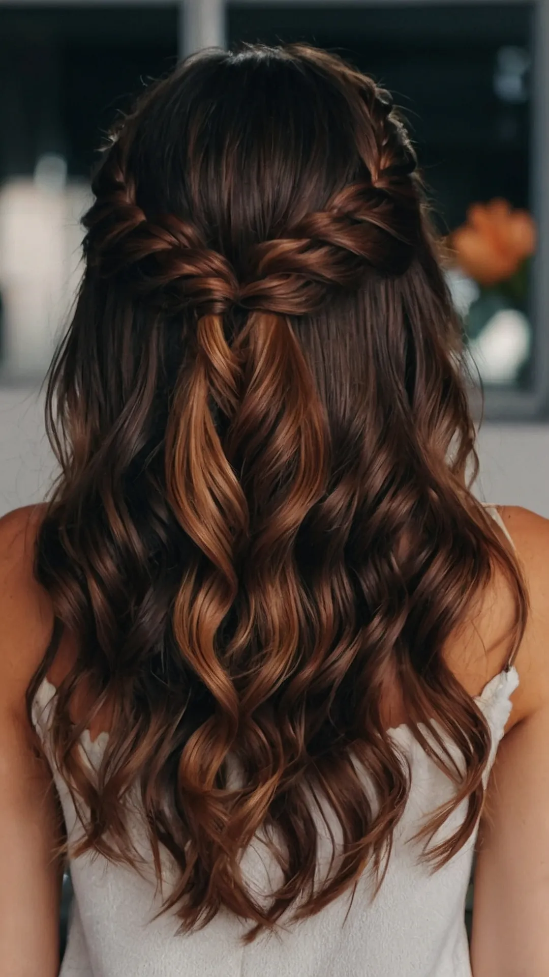 Braided Crown, Curly Dreams